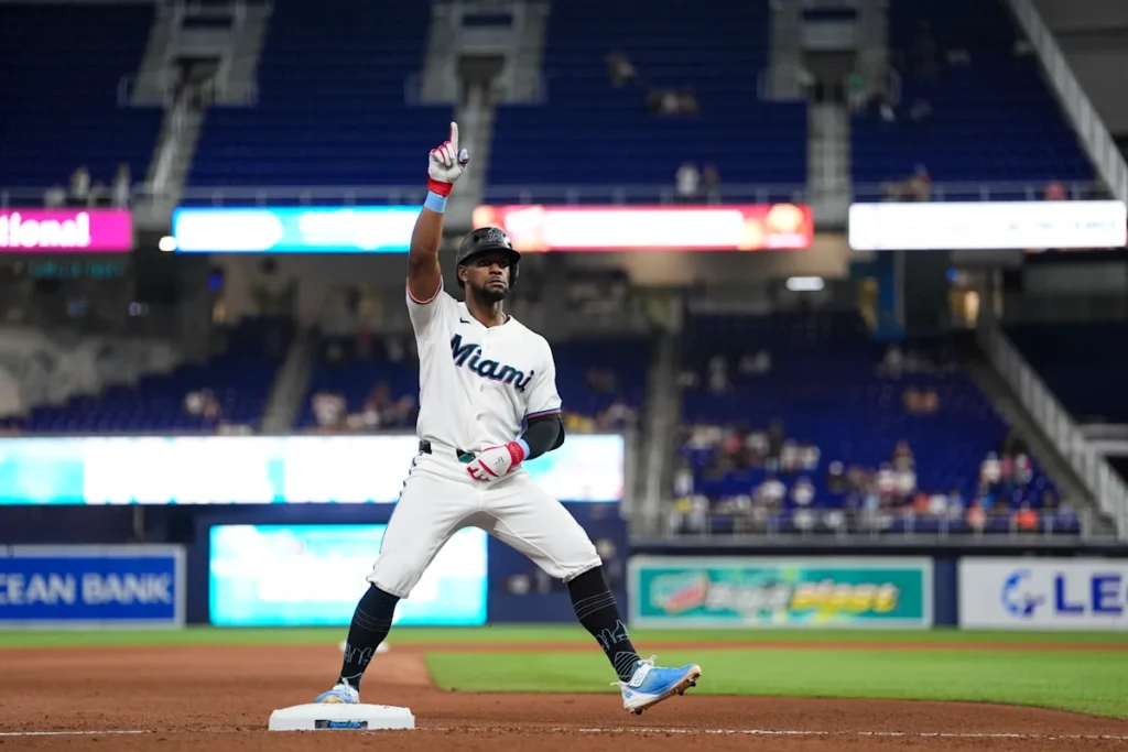 Hits: Quebec native Otto Lopez leads the majors