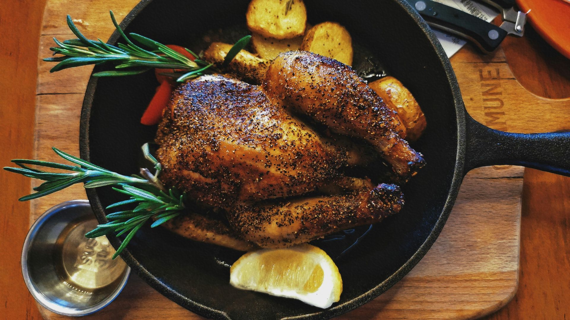 1. Poulet rôti