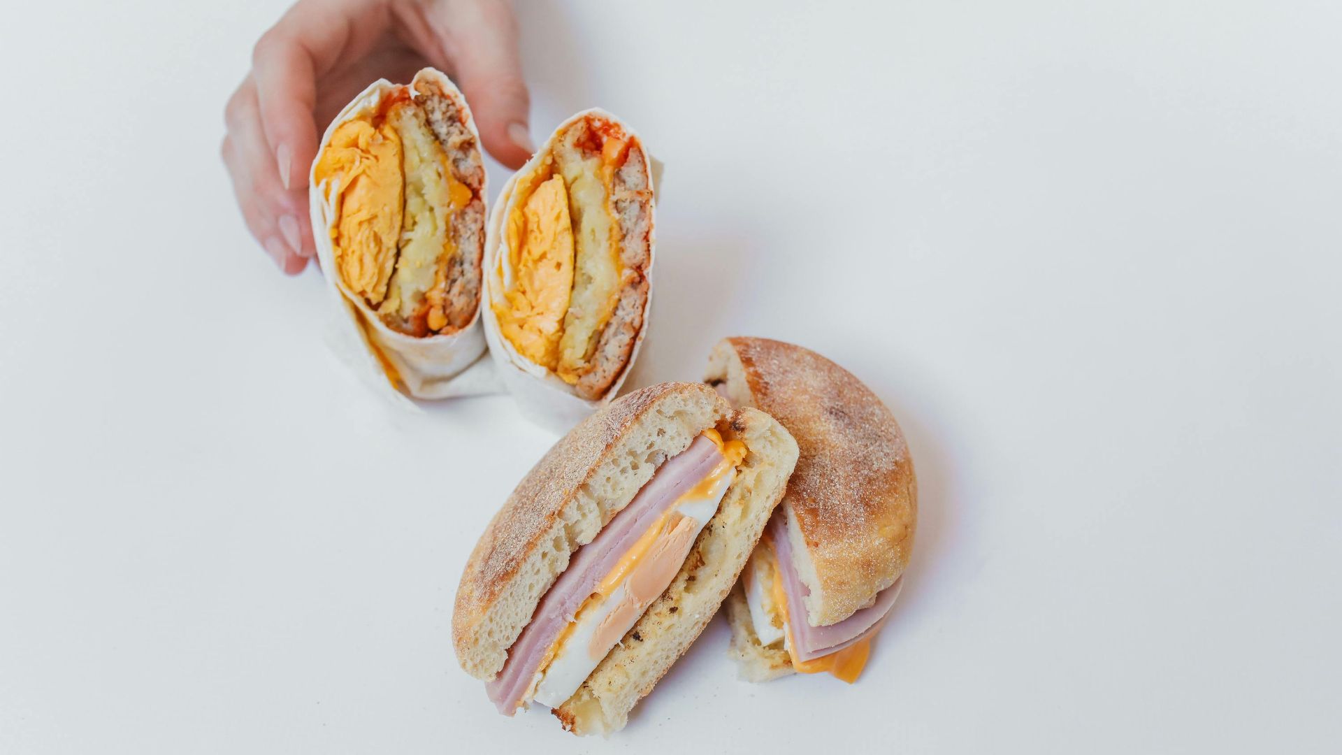 4. Sandwichs pour le petit-déjeuner au drive