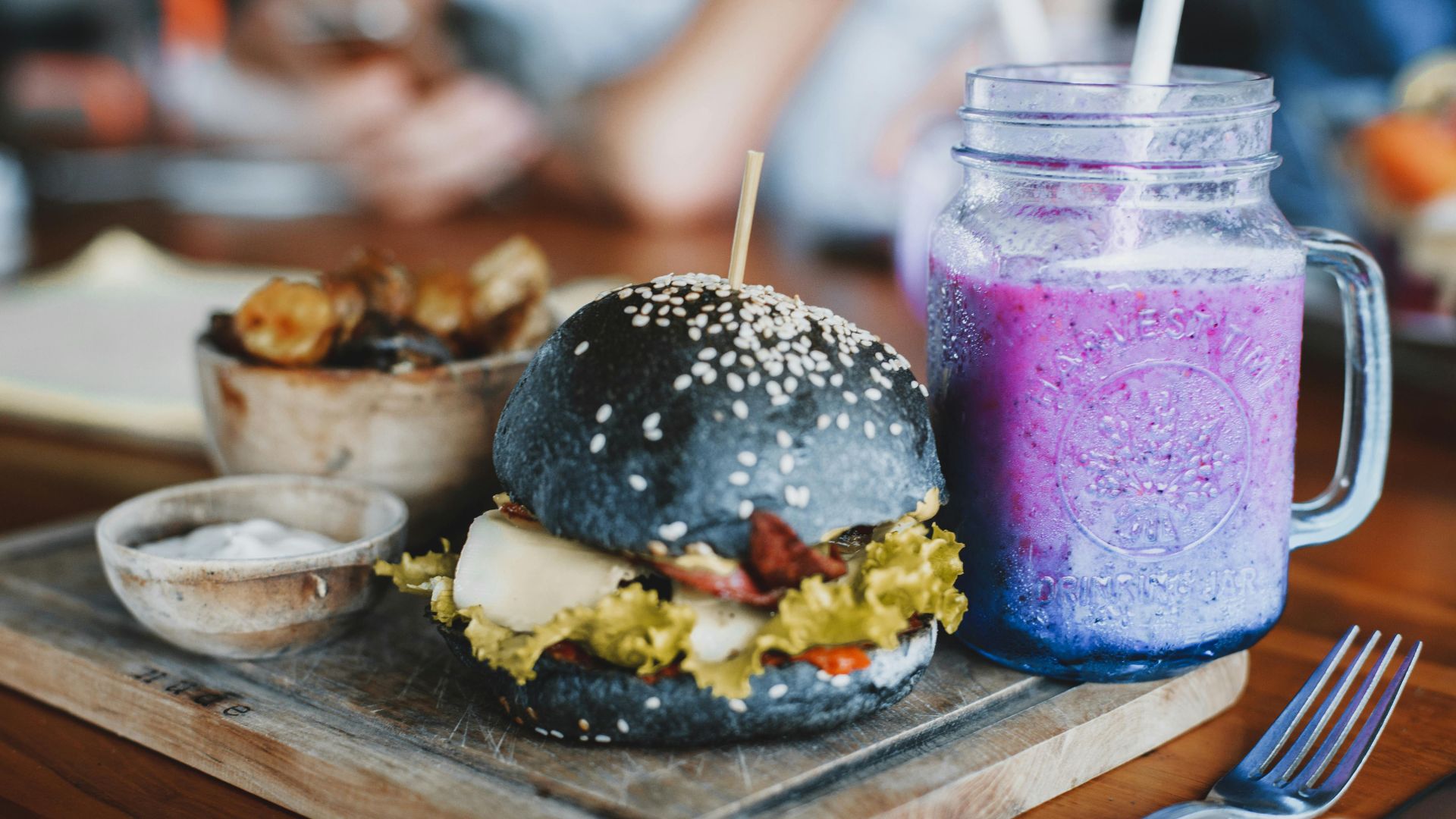 4. Aliments de couleur charbon