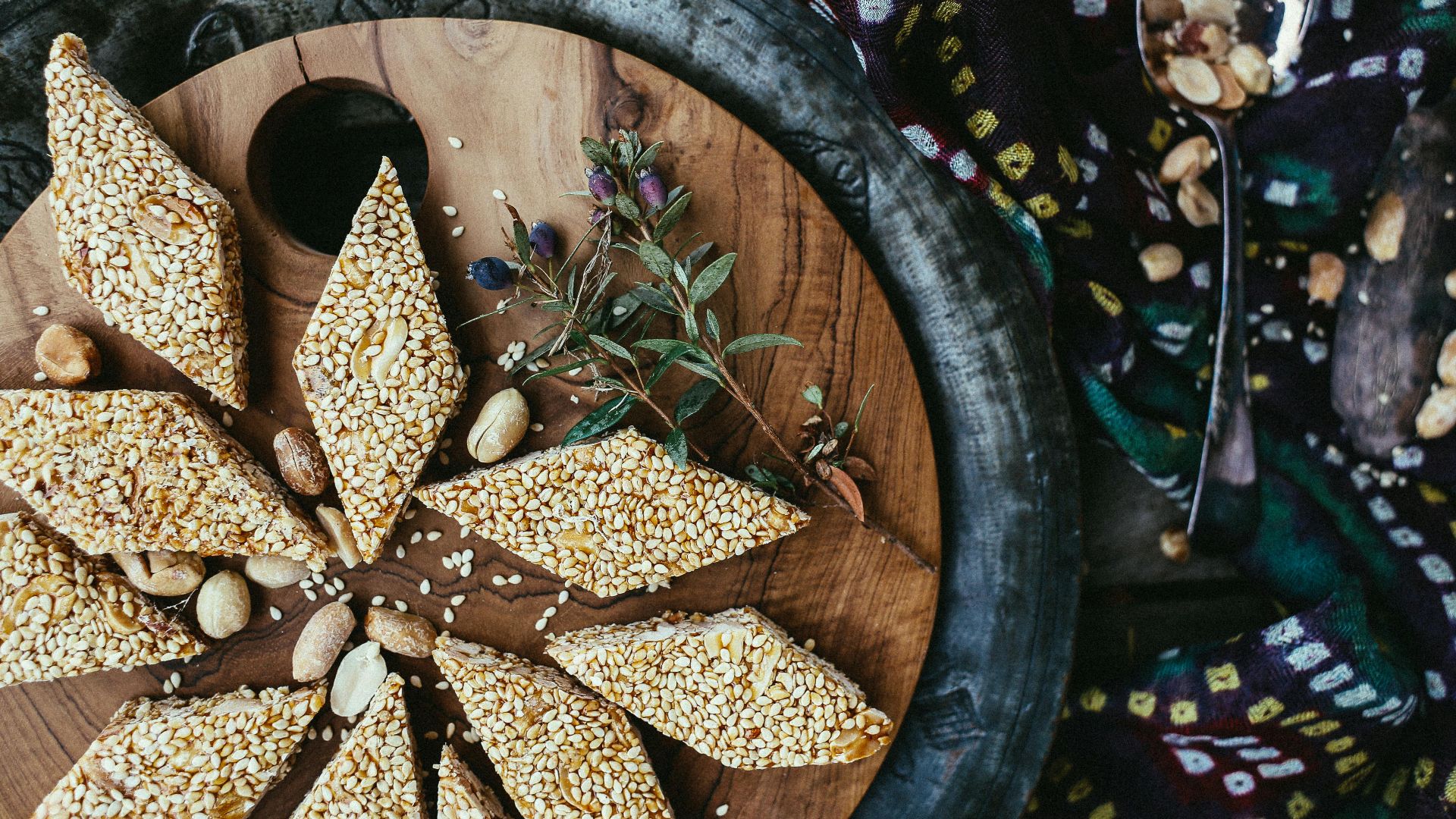 10. Friandises au sésame et au miel