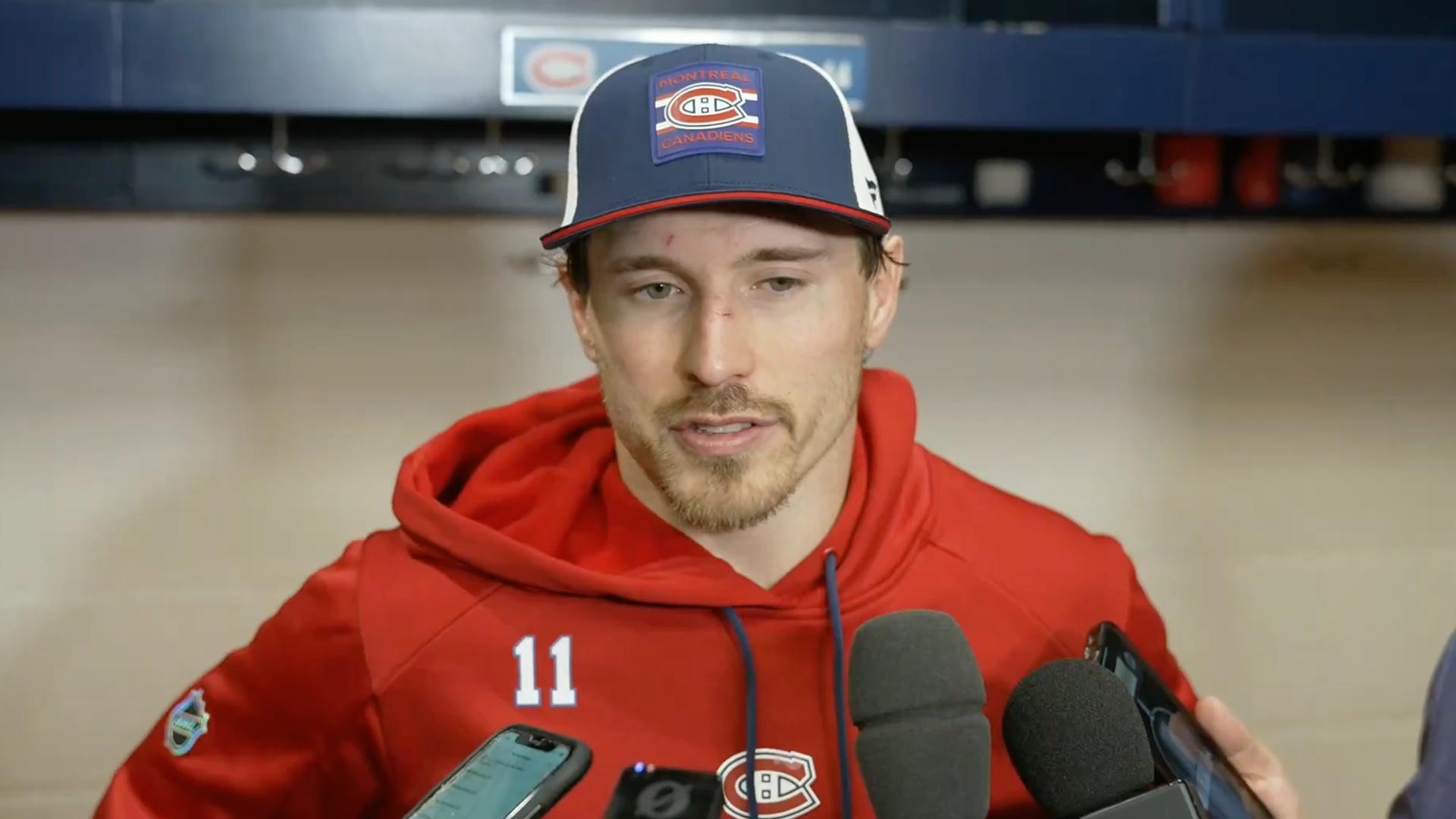 Brendan Gallagher and Jayden Struble are practicing with the reserves
