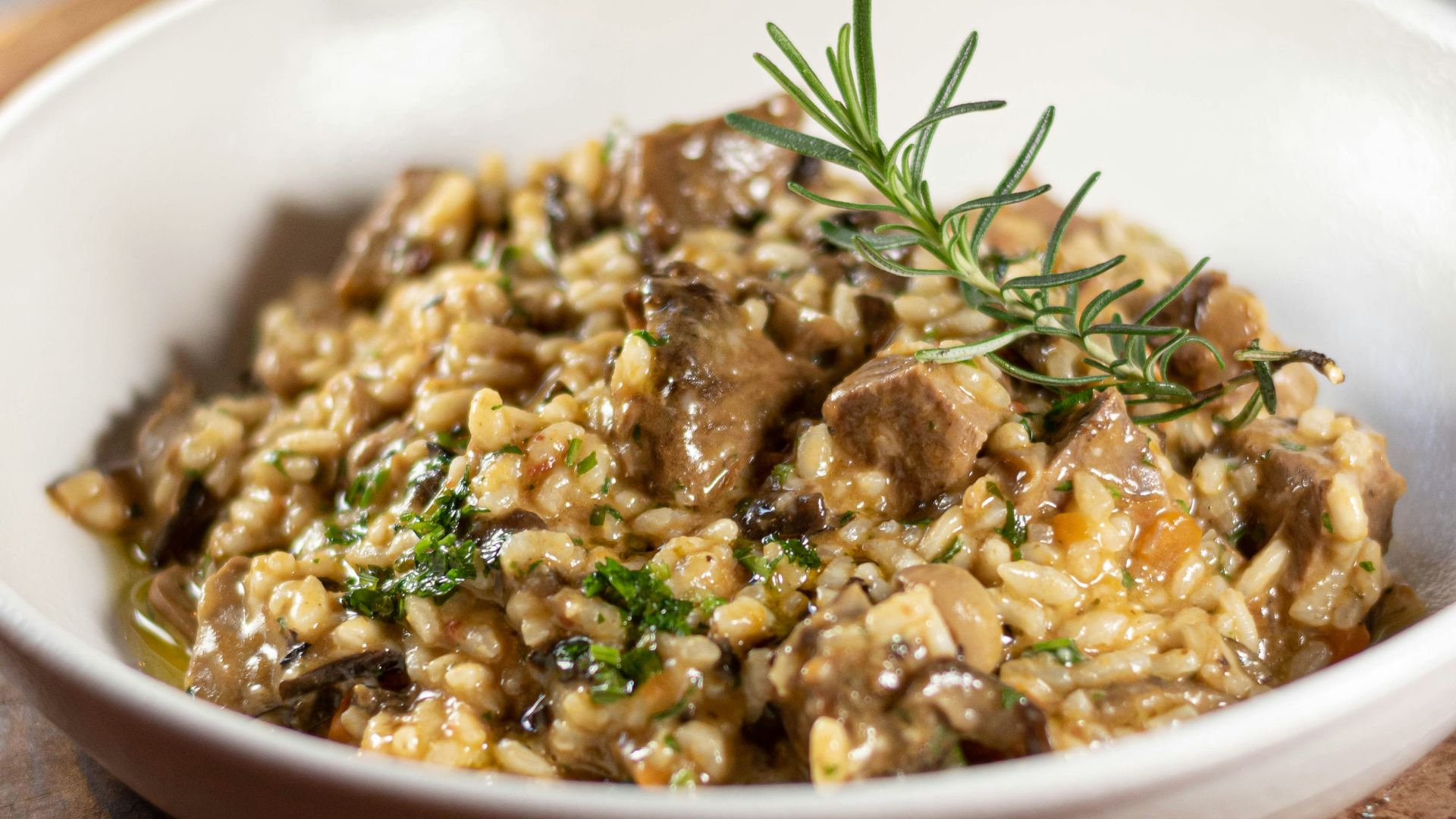 17. Risotto et croûte de parmesan