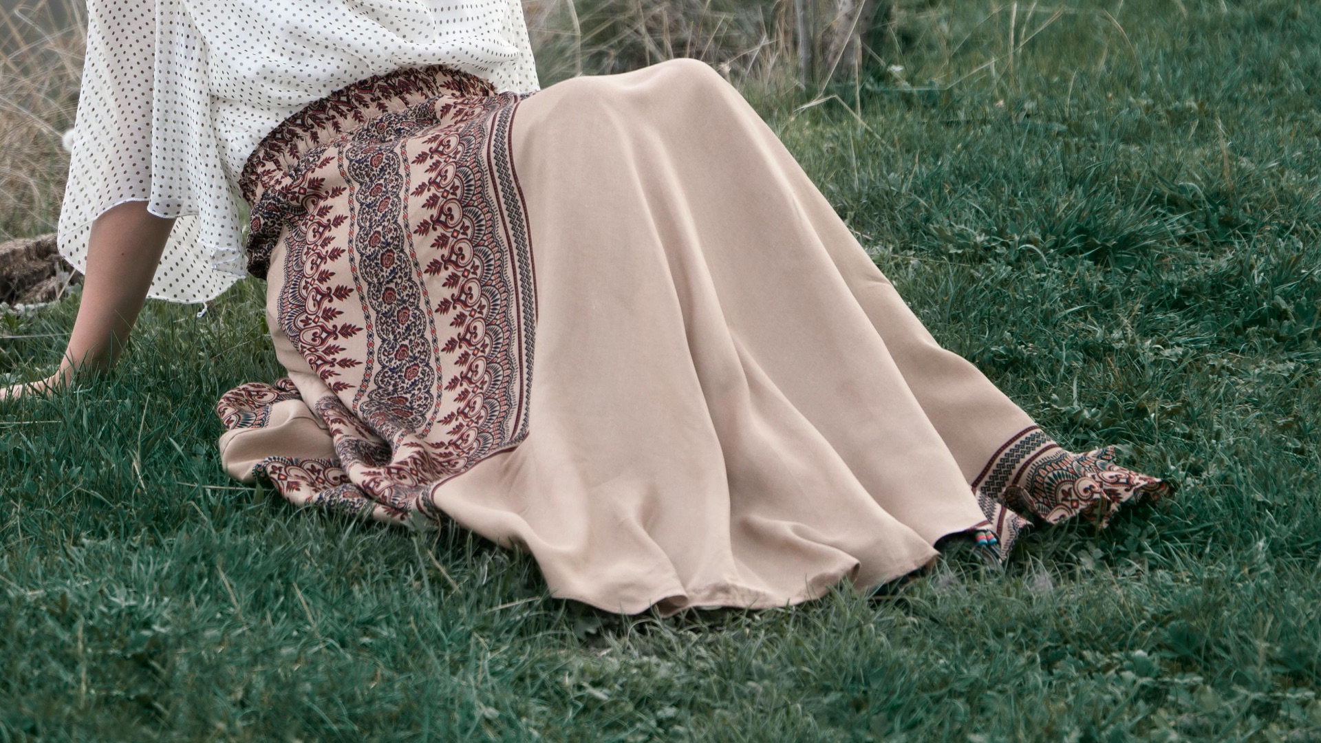 5. Les robes longues qui traînent par terre