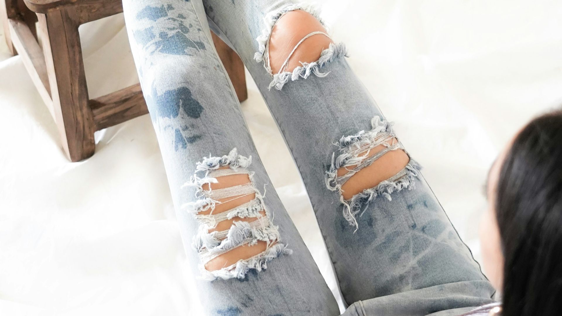 4. Jean excessivement usé