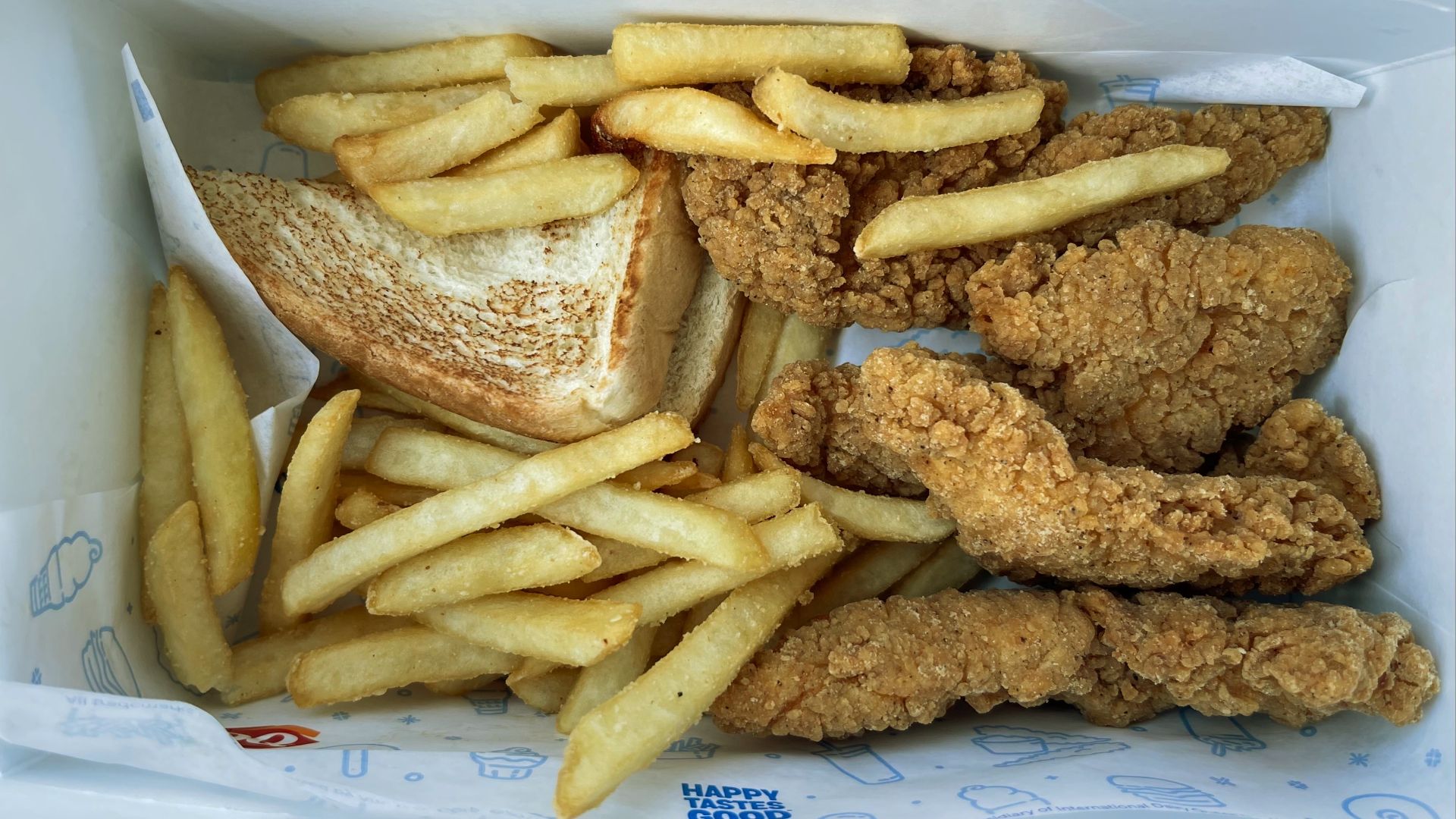 3. Panier de lanières de poulet