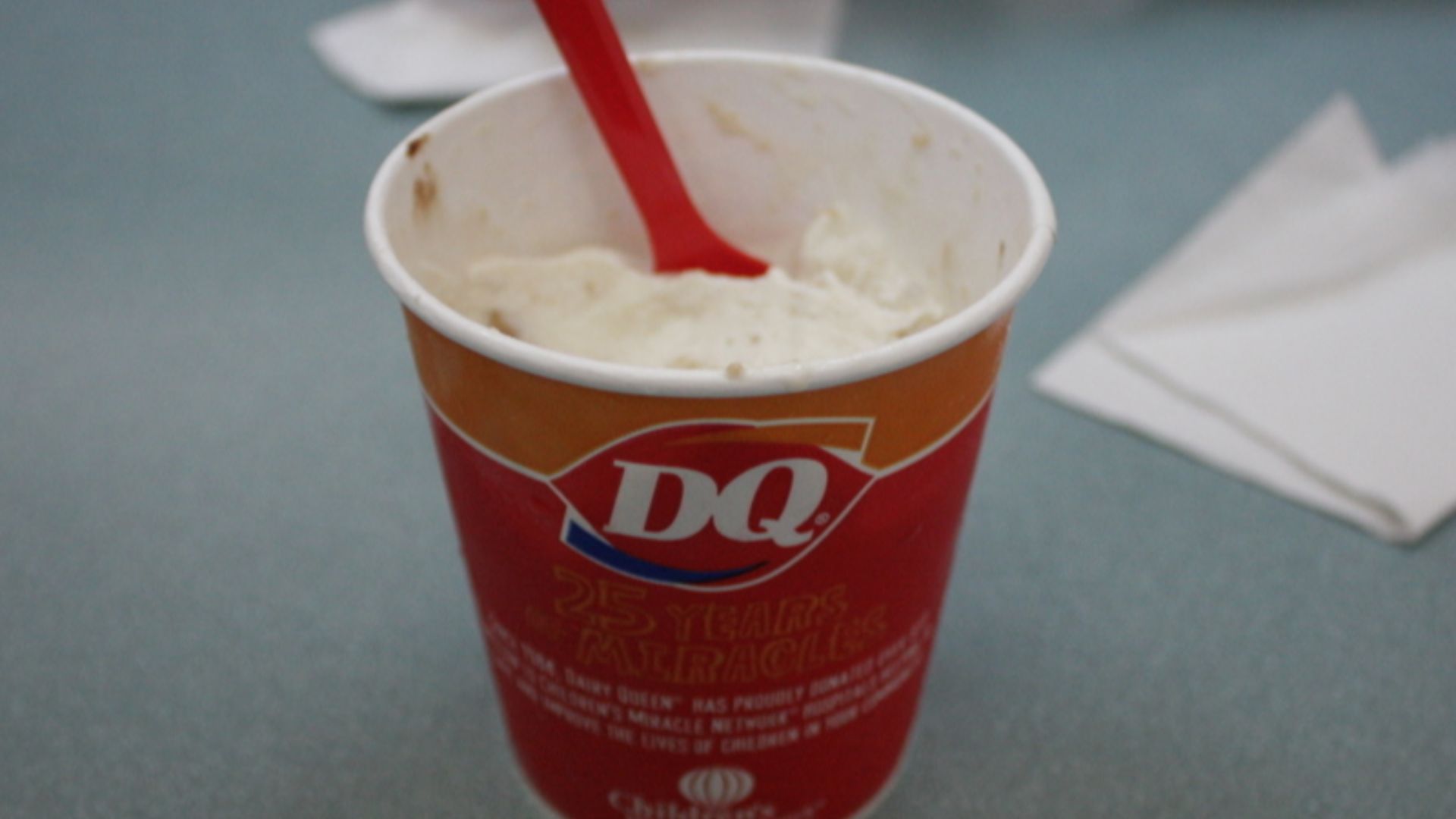 7. Glace Blizzard aux pépites de chocolat