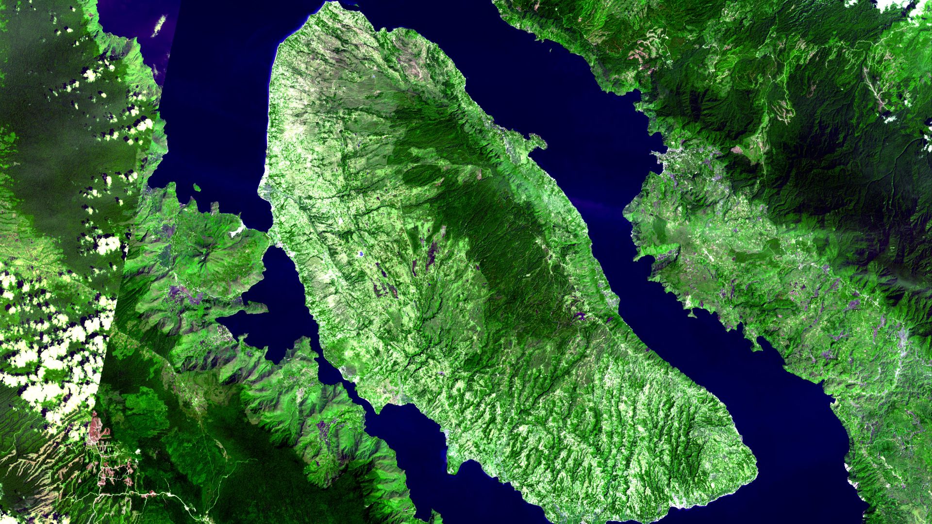 20. Zones de survie en cas de chute de cendres du Toba