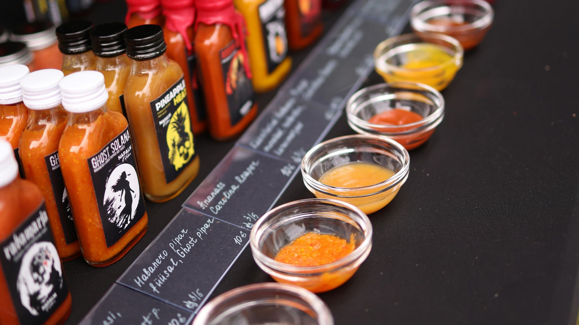 9. Concentrés de sauce piquante