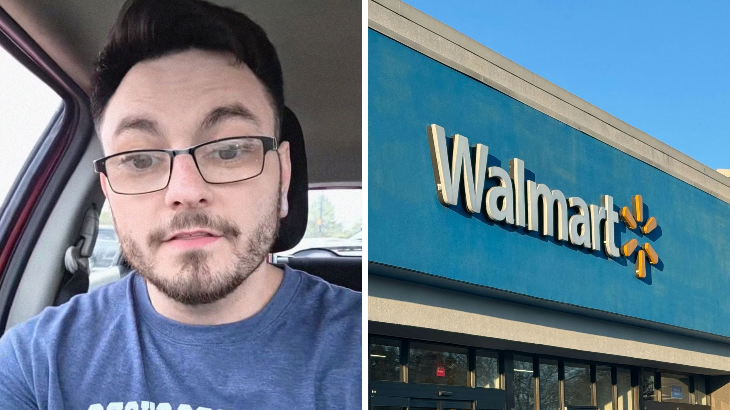 ‘Blame the store’: Man goes to Walmart self-checkout. Then he starts scanning a whole cartload of groceries, creating a blockade