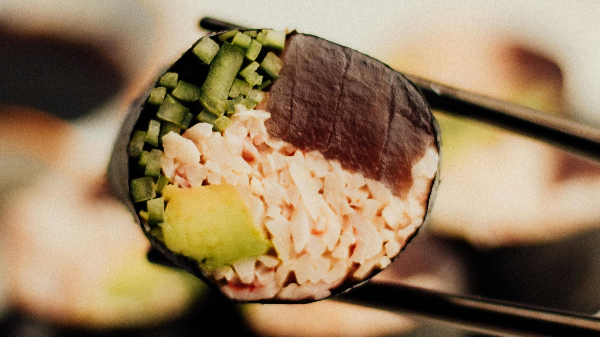 19. Coupelles de sushi au riz complet