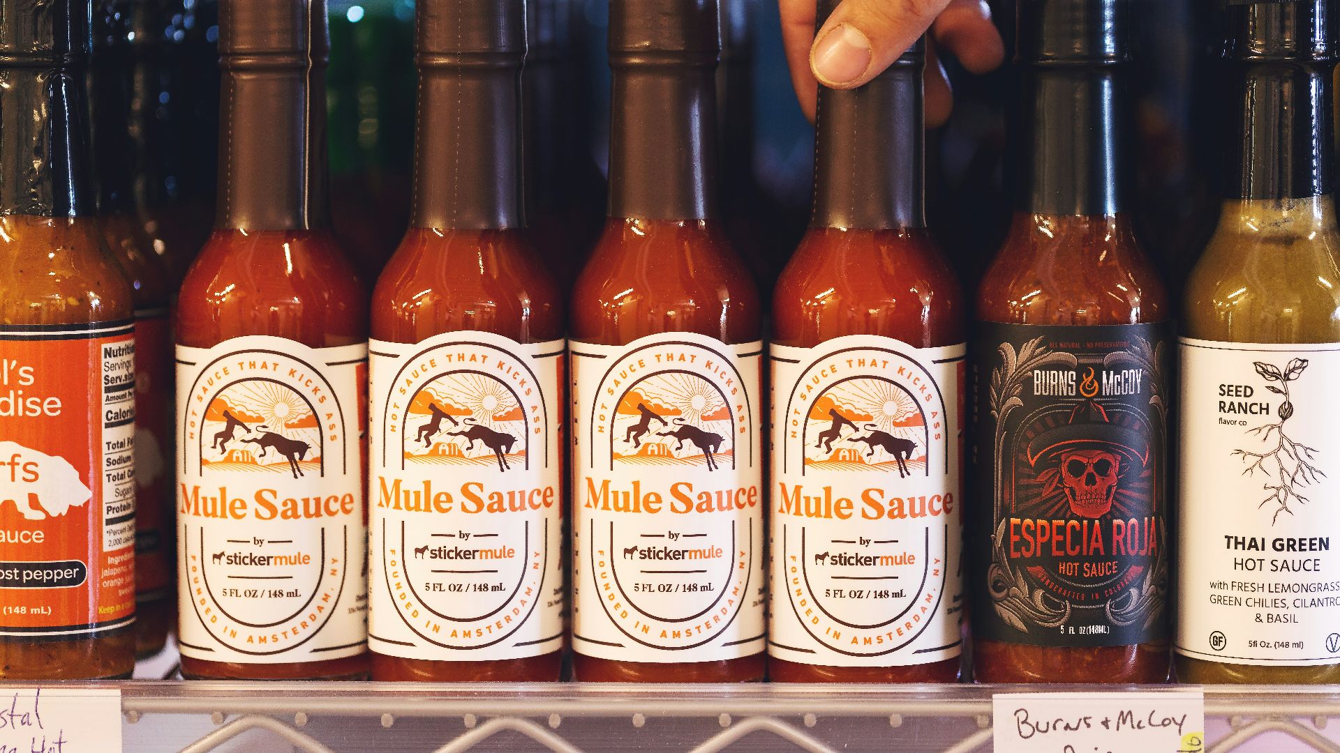 3. Bouteilles de sauce