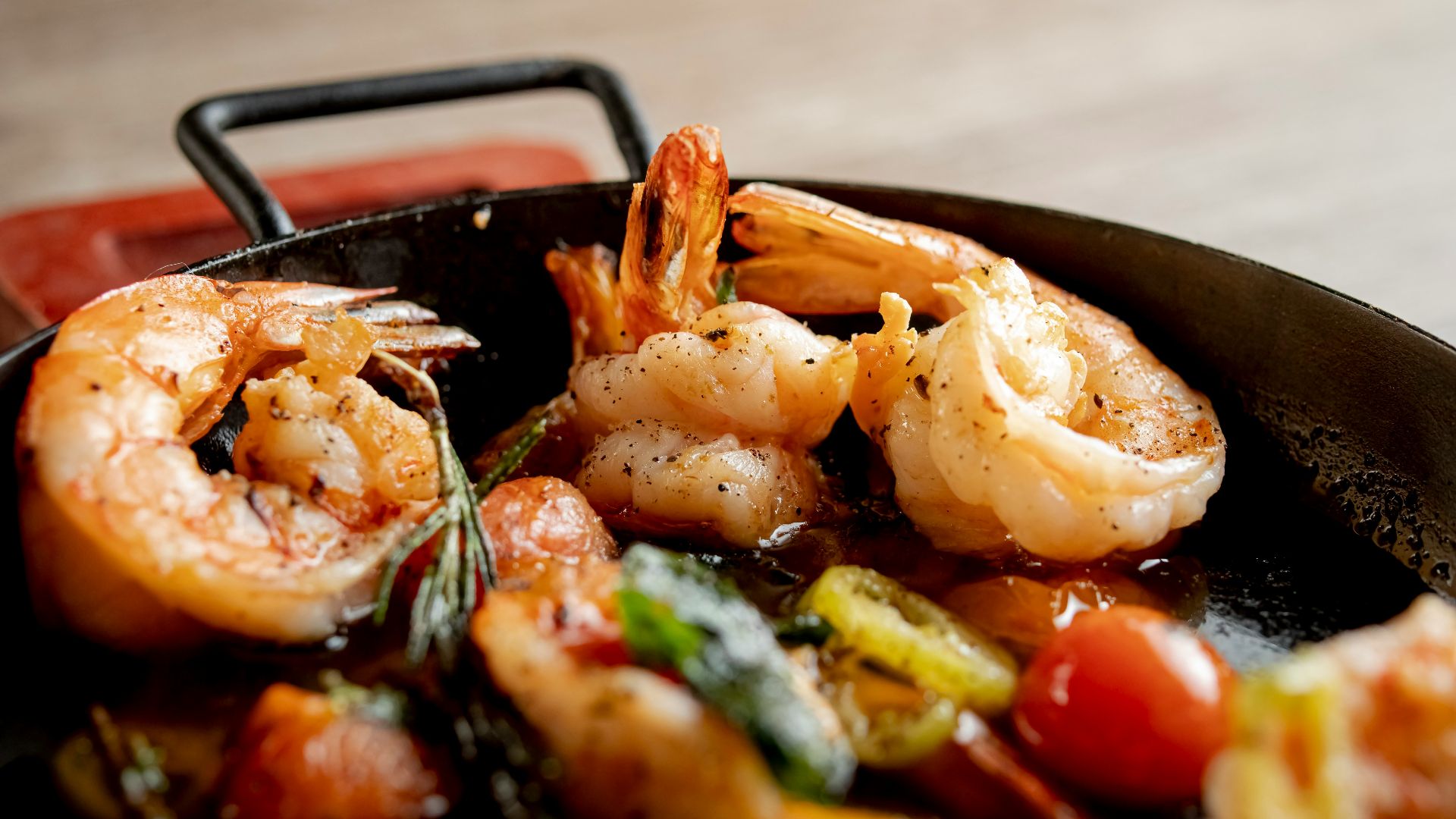 8. Crevettes à l'ail
