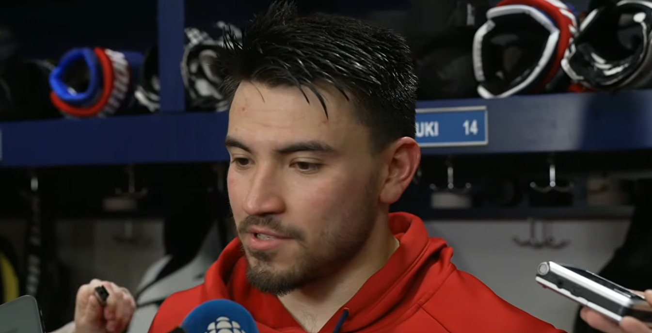 Nick Suzuki is a finalist for the Selke Trophy