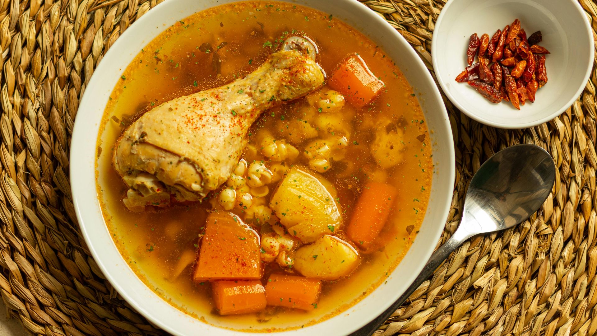 15. Ragoût de pois chiches et de poulet