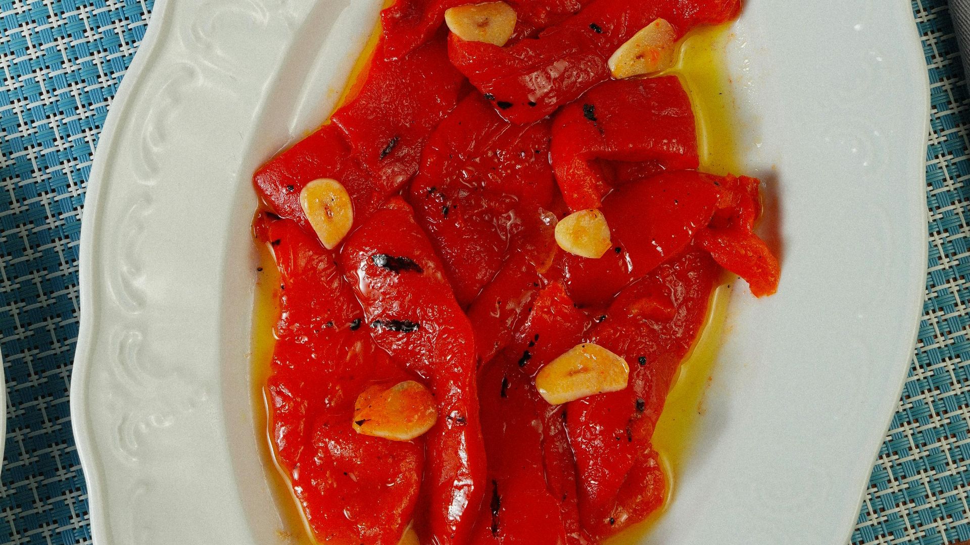 6. Poivrons rouges grillés