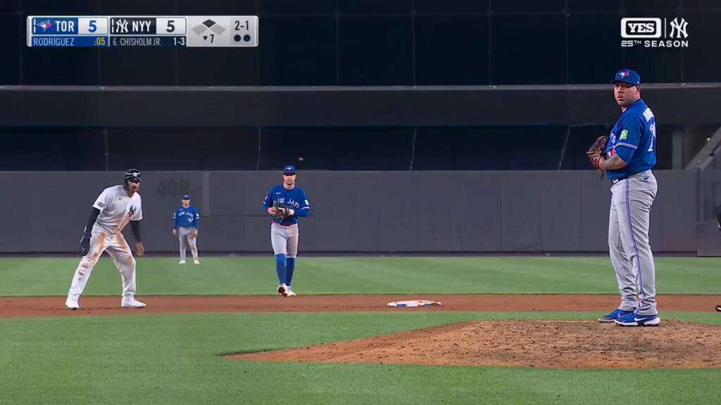 The Blue Jays lost the first game of their series in the Bronx