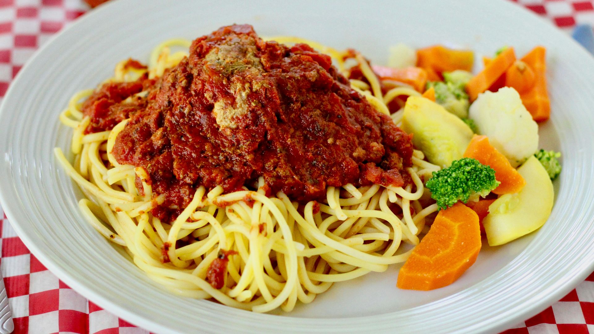 13. Spaghetti aux boulettes de viande