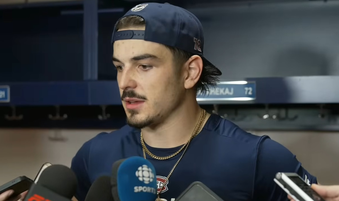Arber Xhekaj called 911 in time; he saved a life on Monday in Montreal