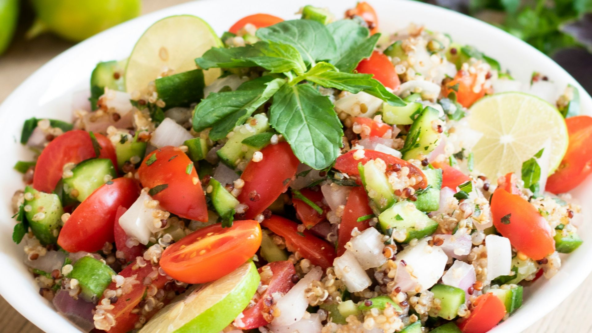 1. Salade grecque au quinoa