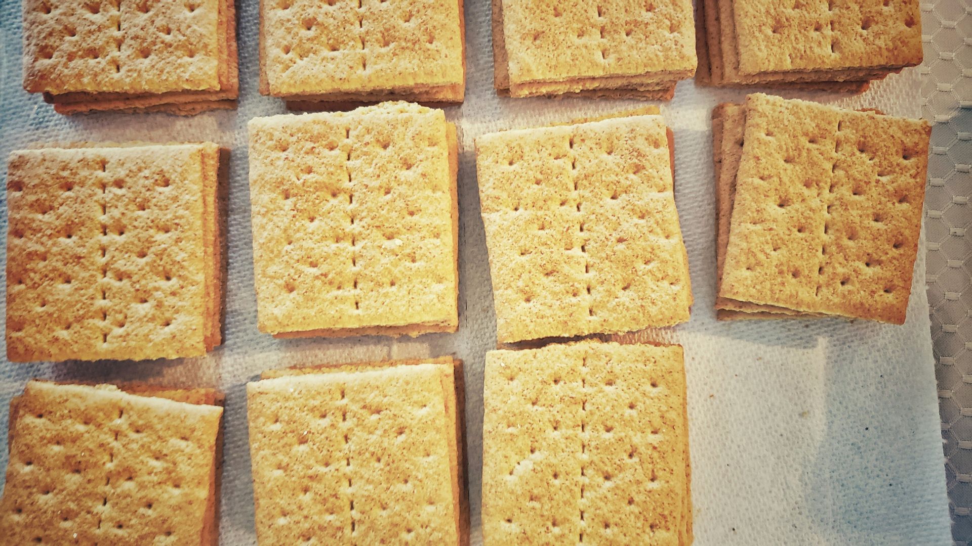 19. Biscuits Graham avec du lait