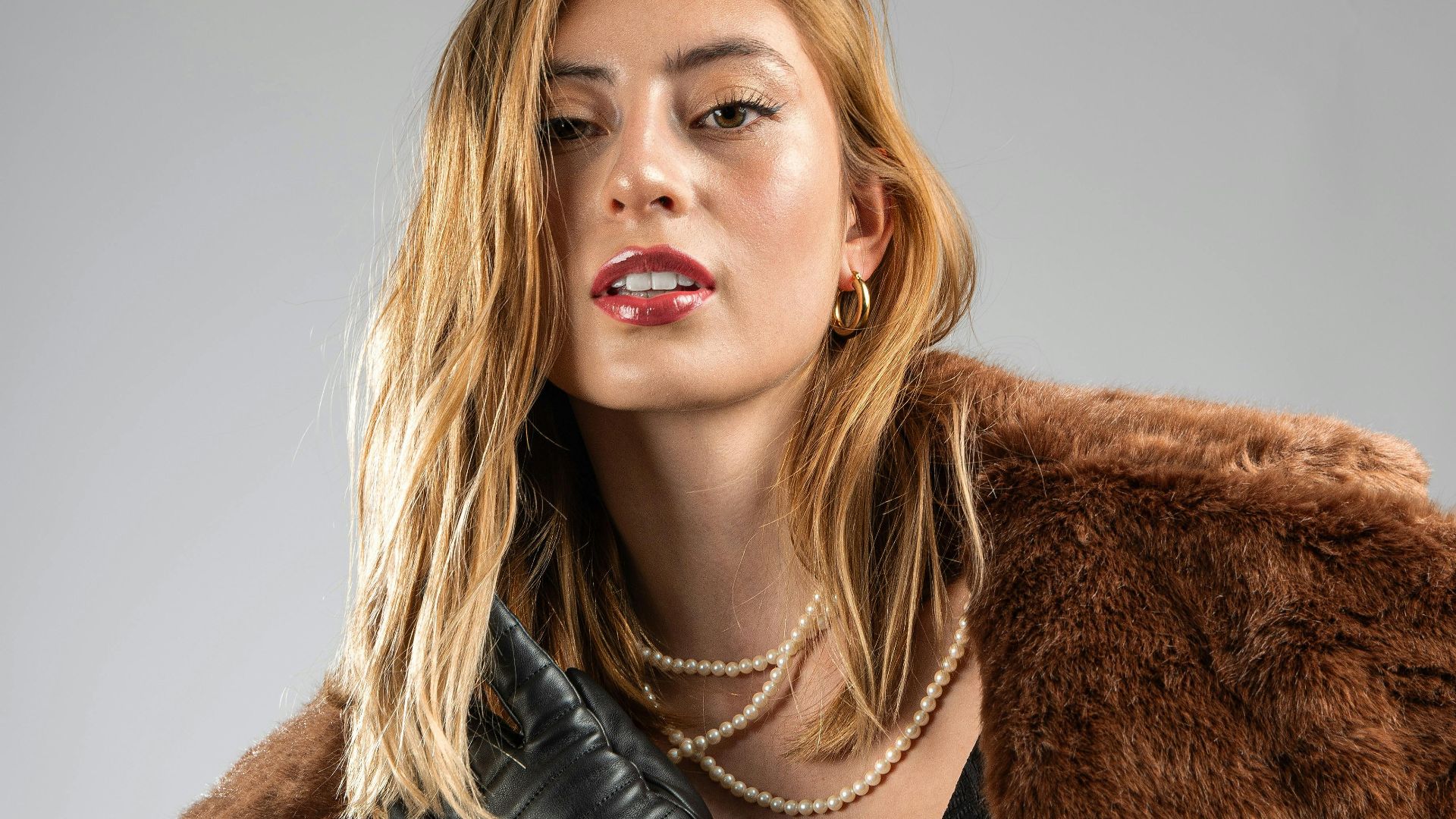 19. Gants en cuir