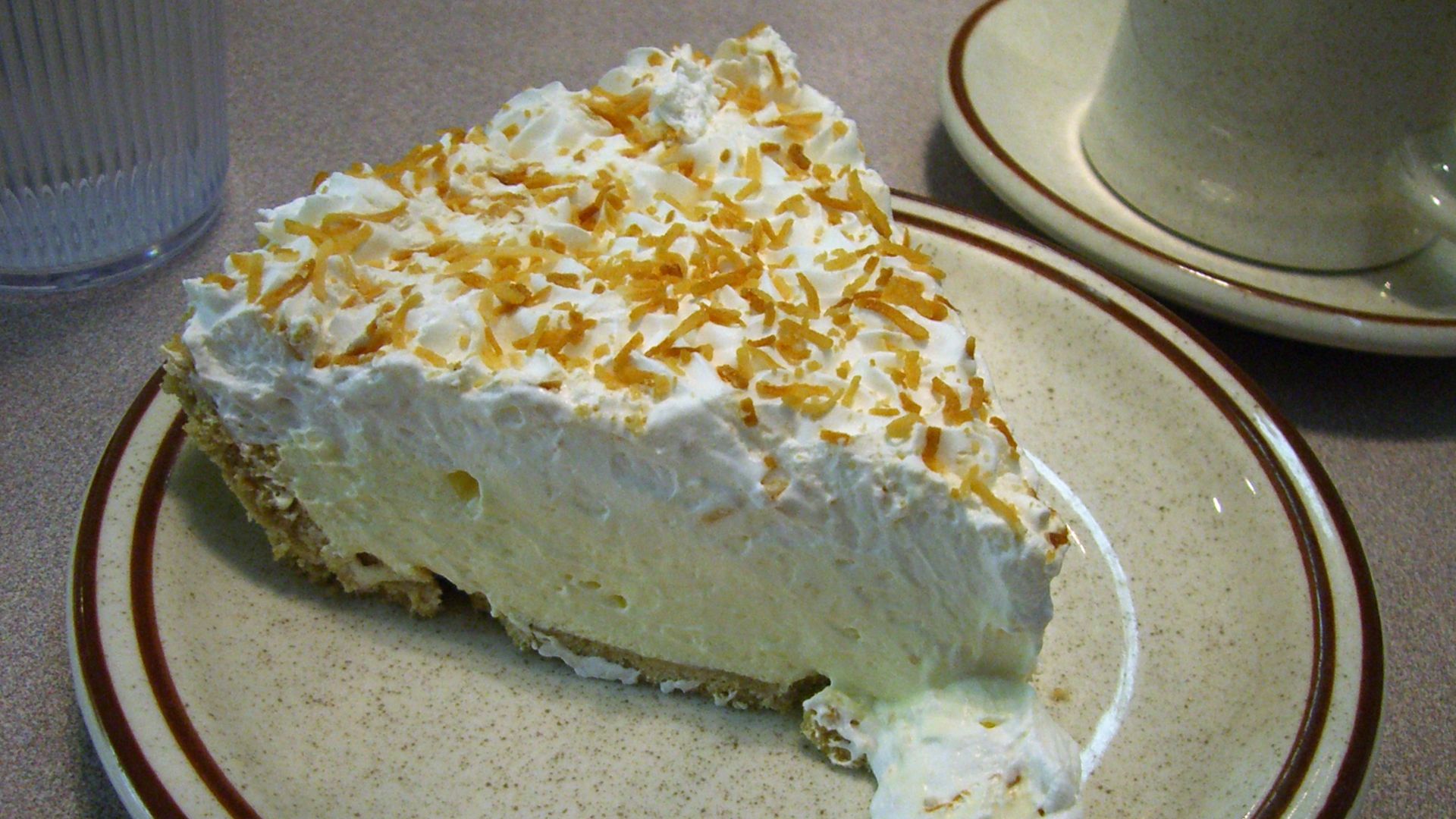13. Tarte à la crème de noix de coco