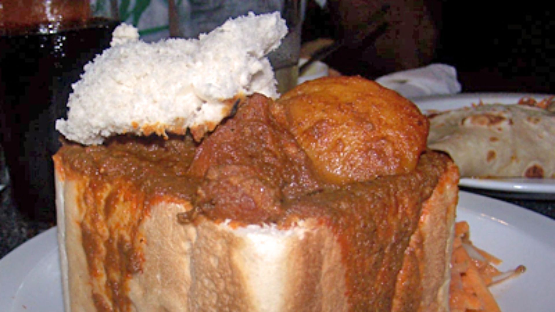 12. Le « bunny chow » sud-africain
