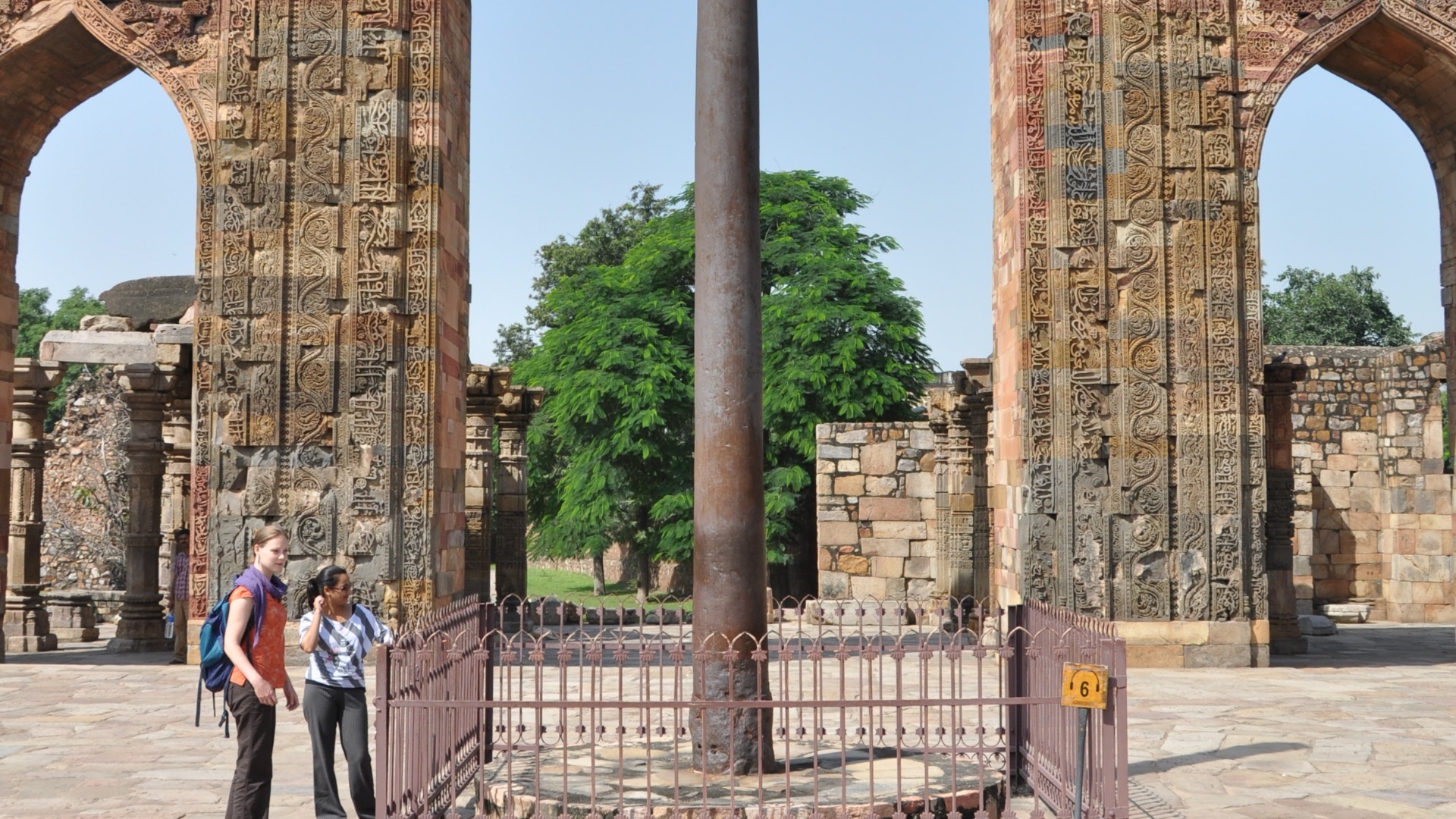 7. Le pilier en fer antirouille de Delhi