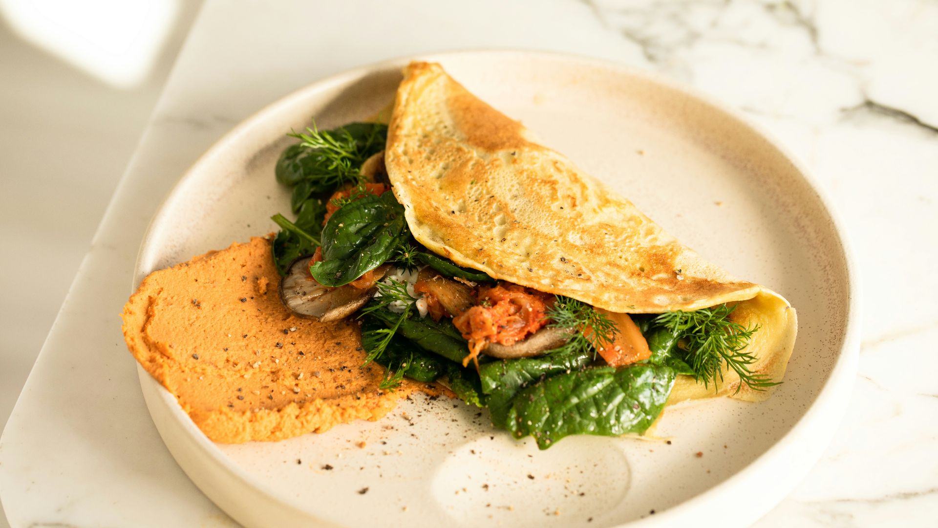 5. Une omelette aux légumes