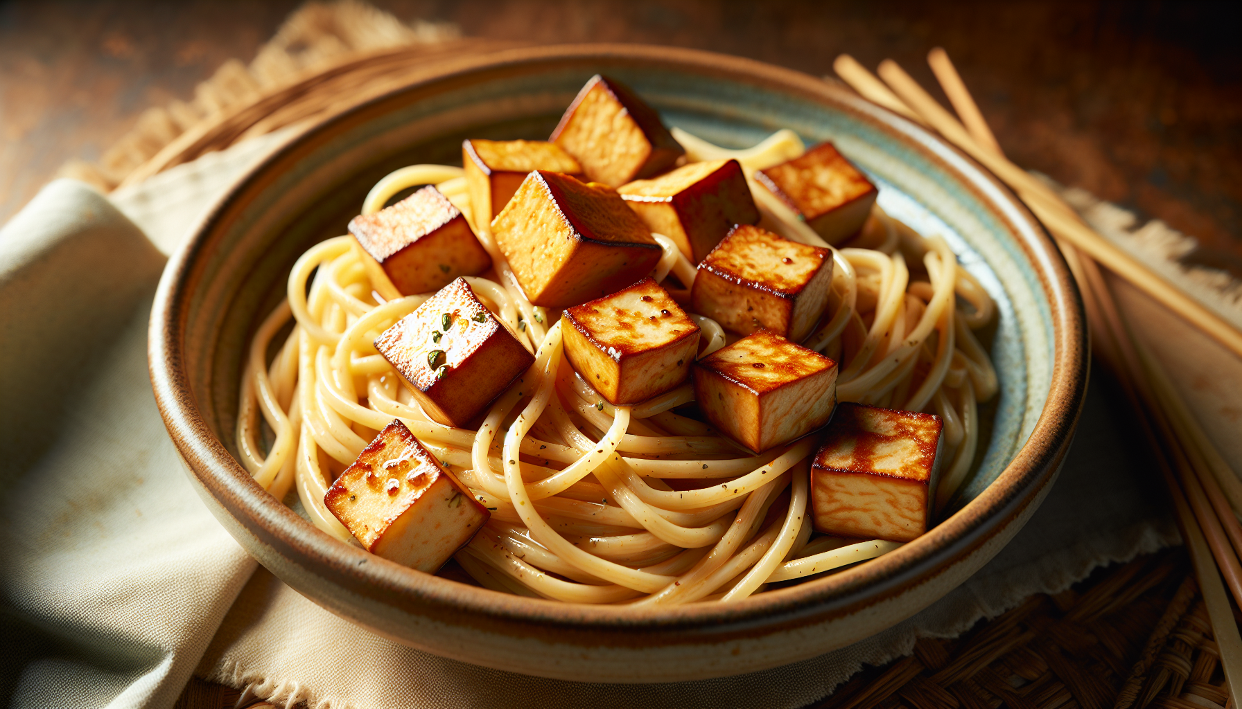 Spaghettonis au tofu