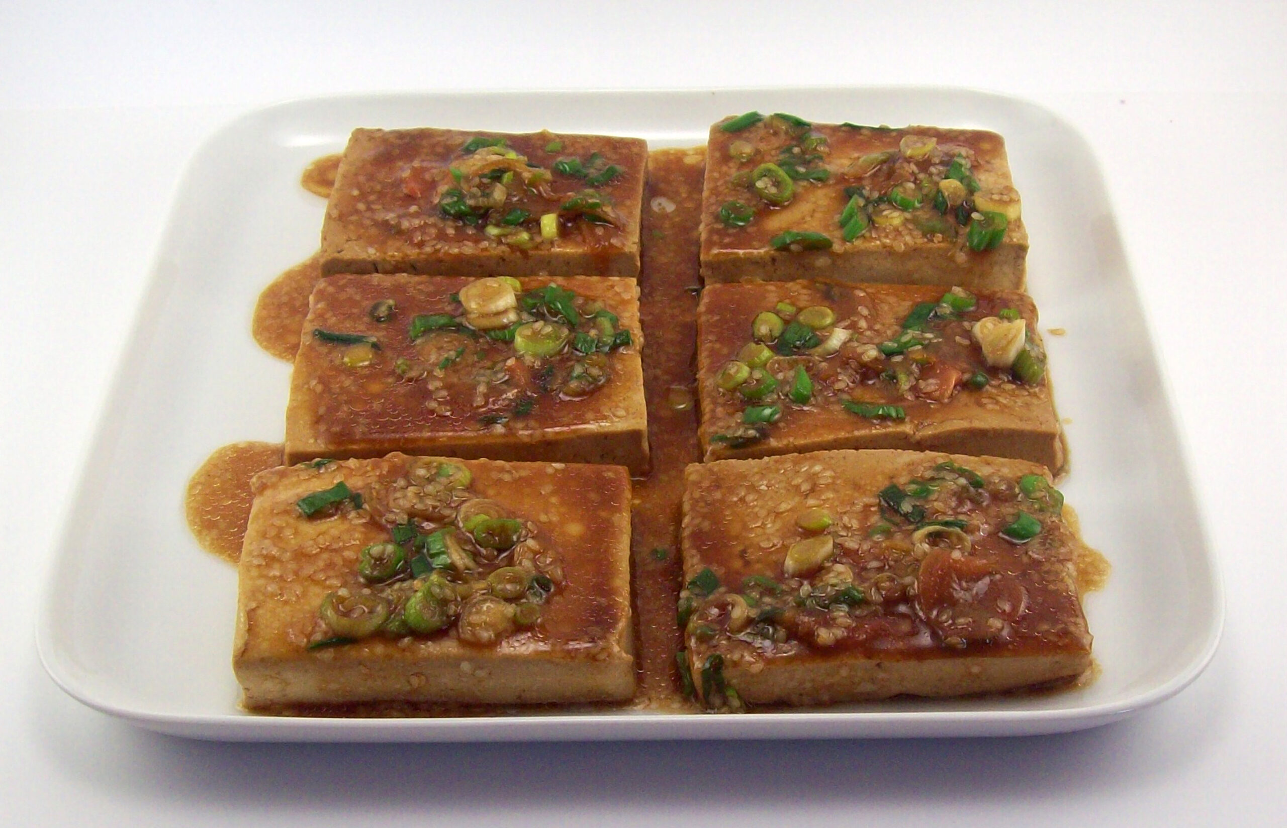 Tofu mariné au soya et citronnelle