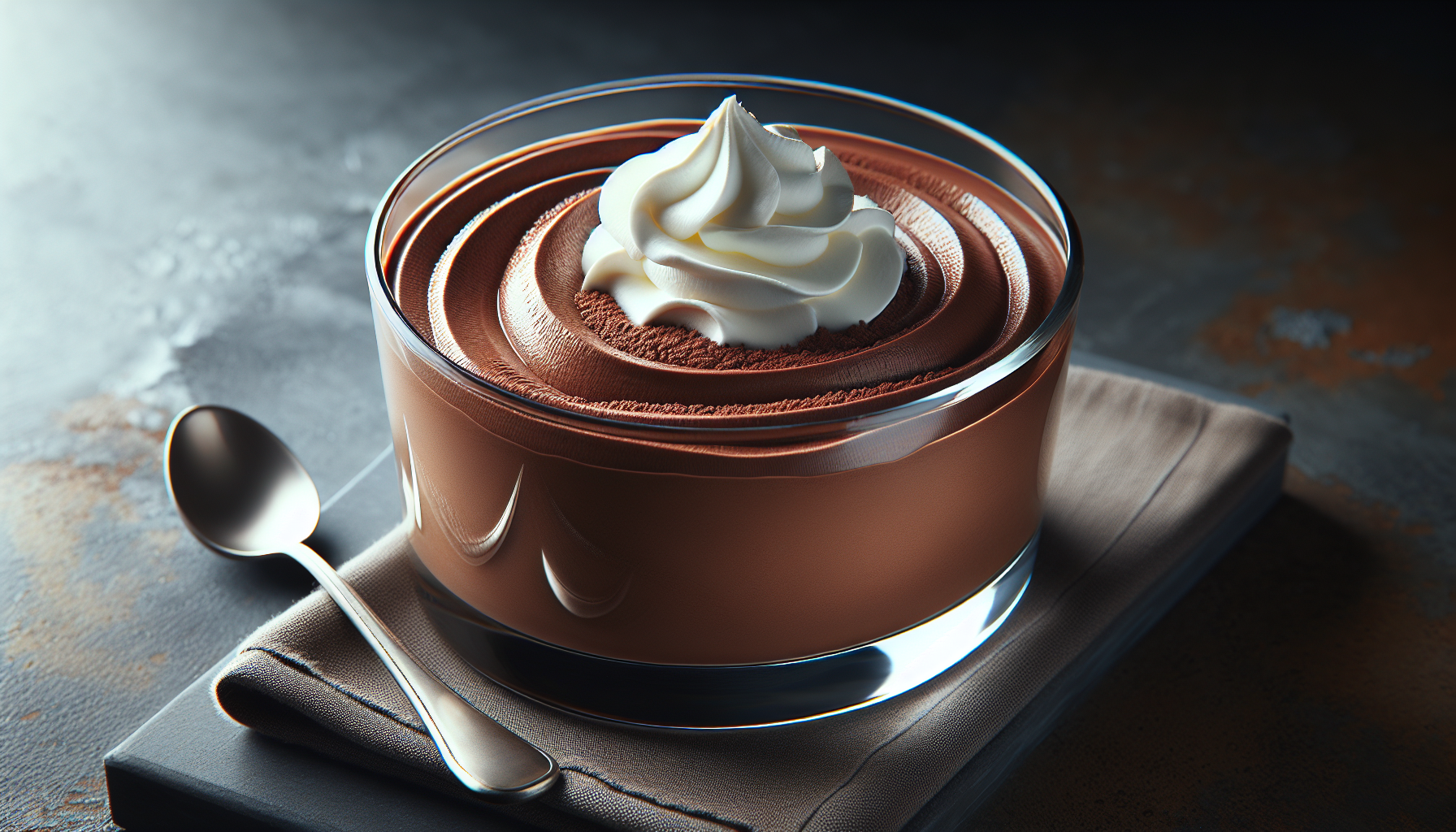 Mousse au chocolat et tofu soyeux