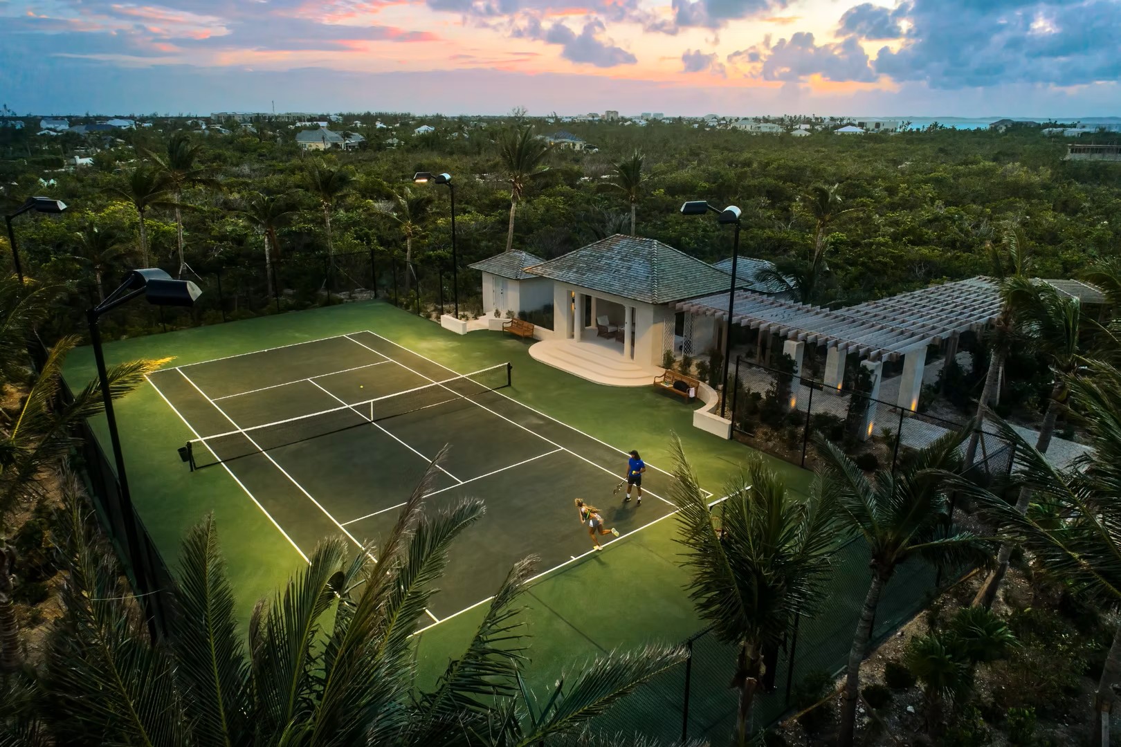 Terrain de tennis