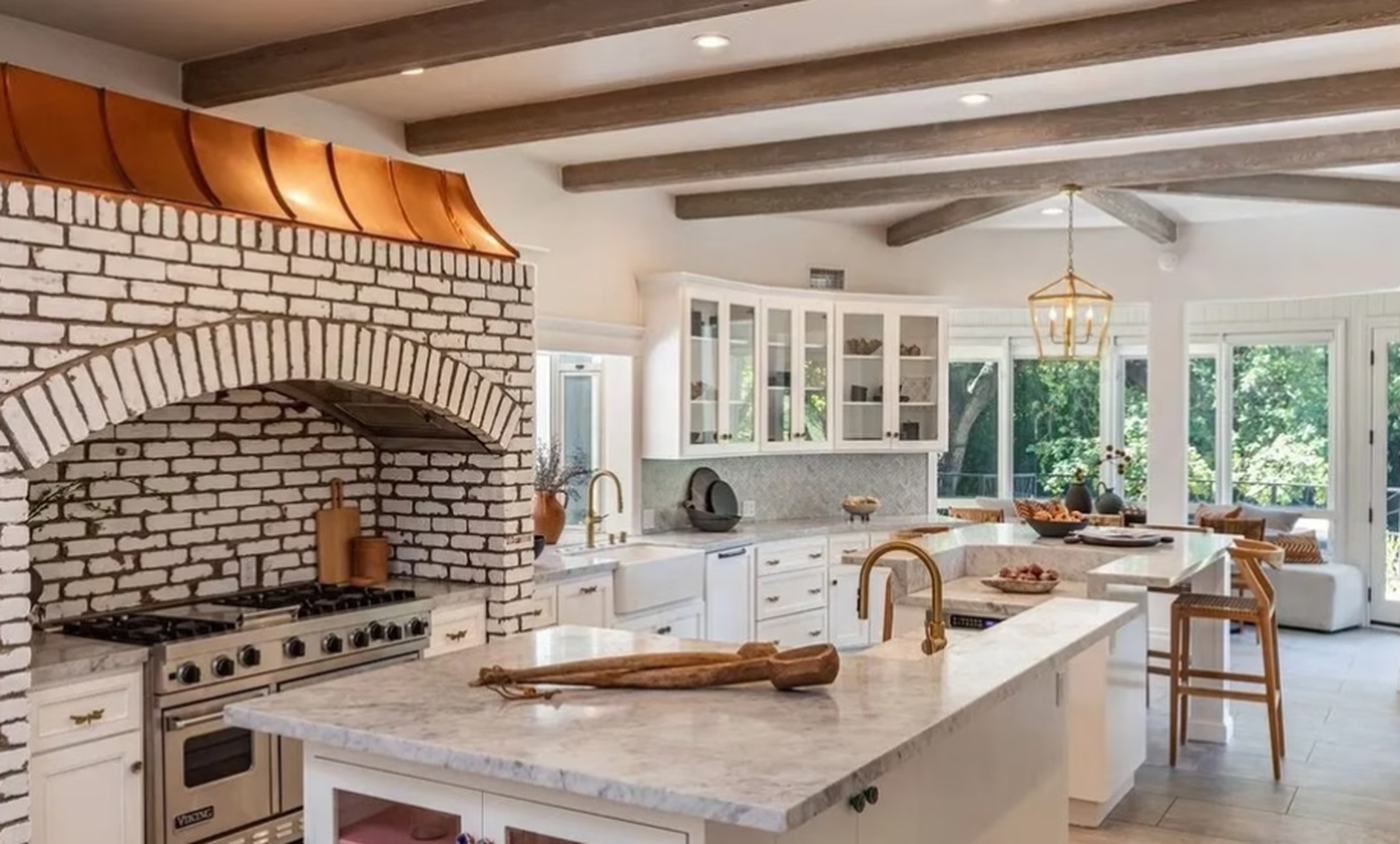 A chef's kitchen with timeless charm