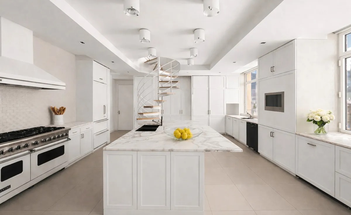 A chef's kitchen with impeccable finishes