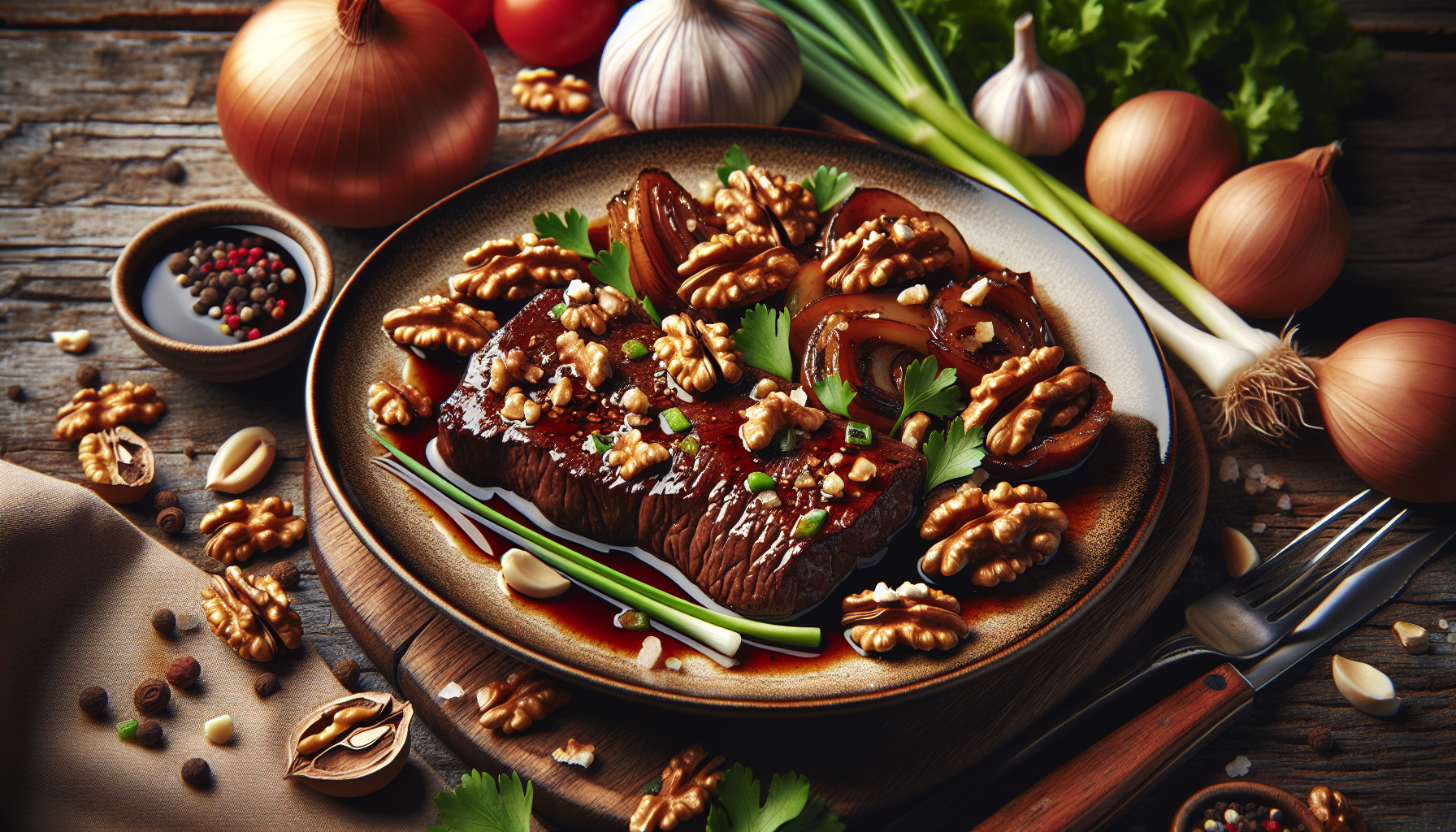 Boeuf aux noix