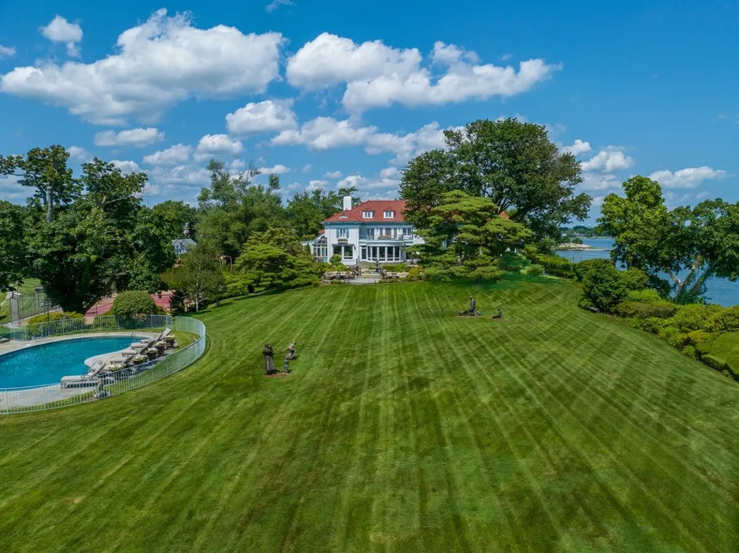 Aerial view of the estate