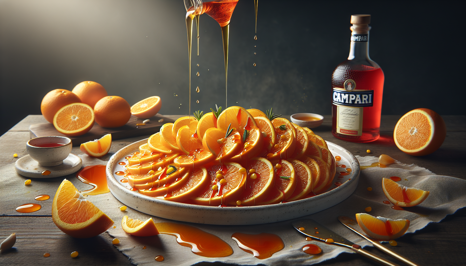 Salade d'oranges au Campari