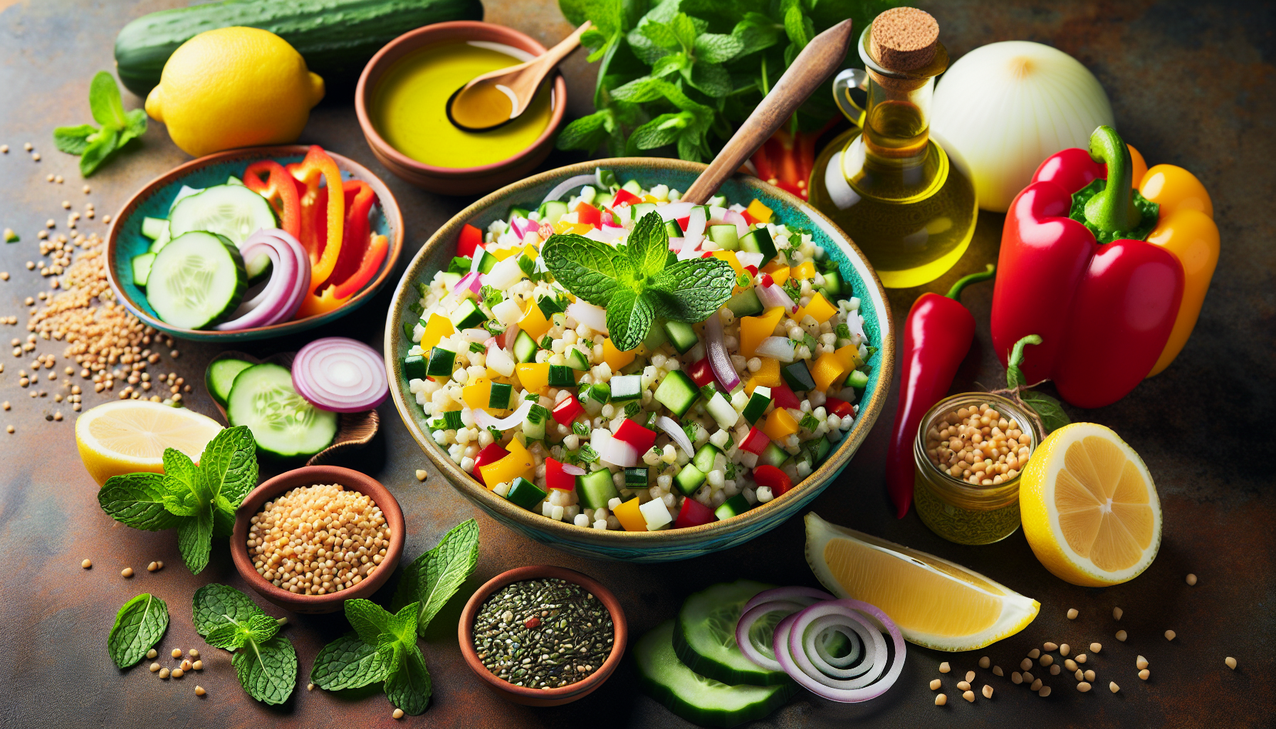 Salade de boulgour à la menthe