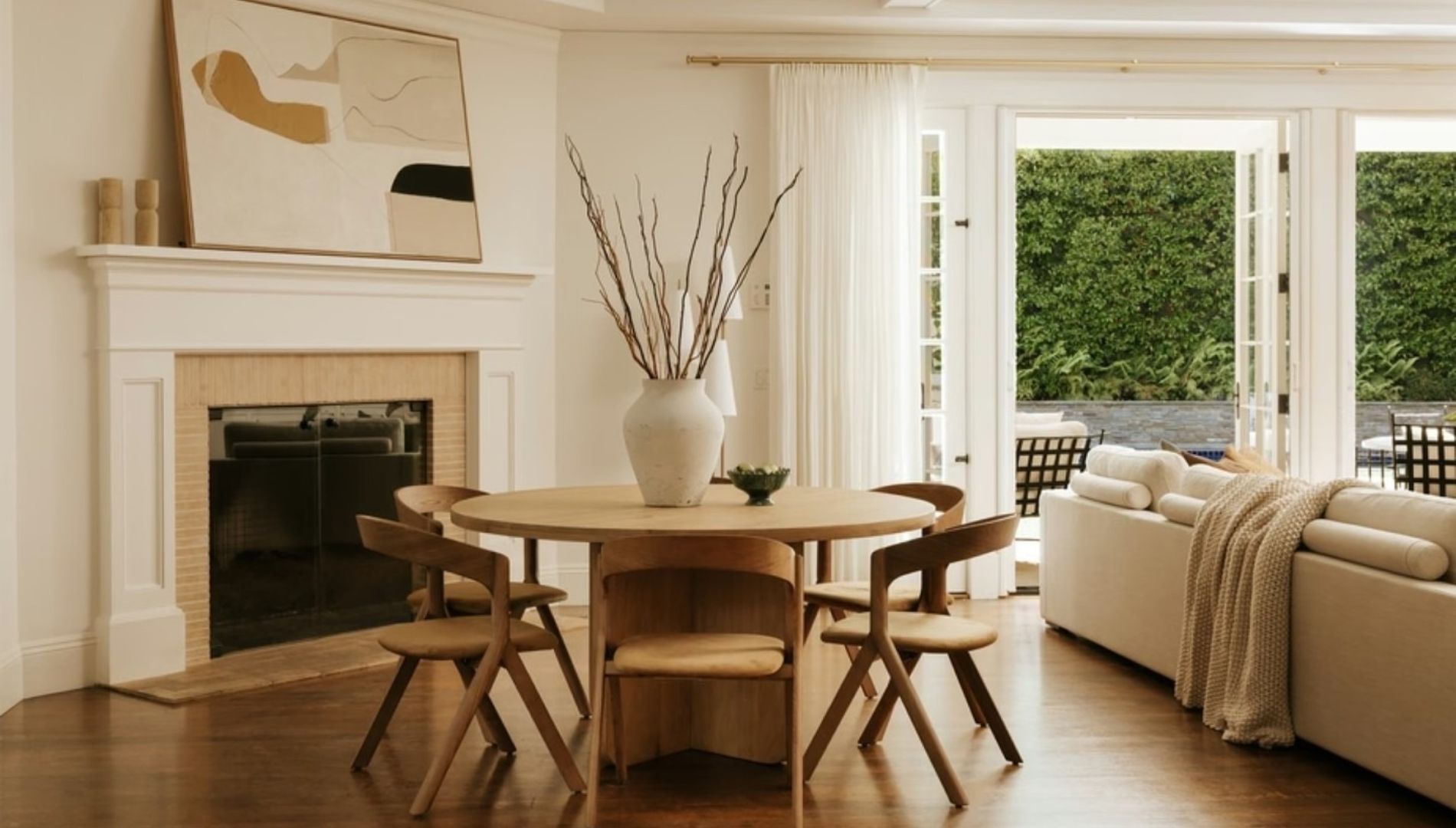 The dining room