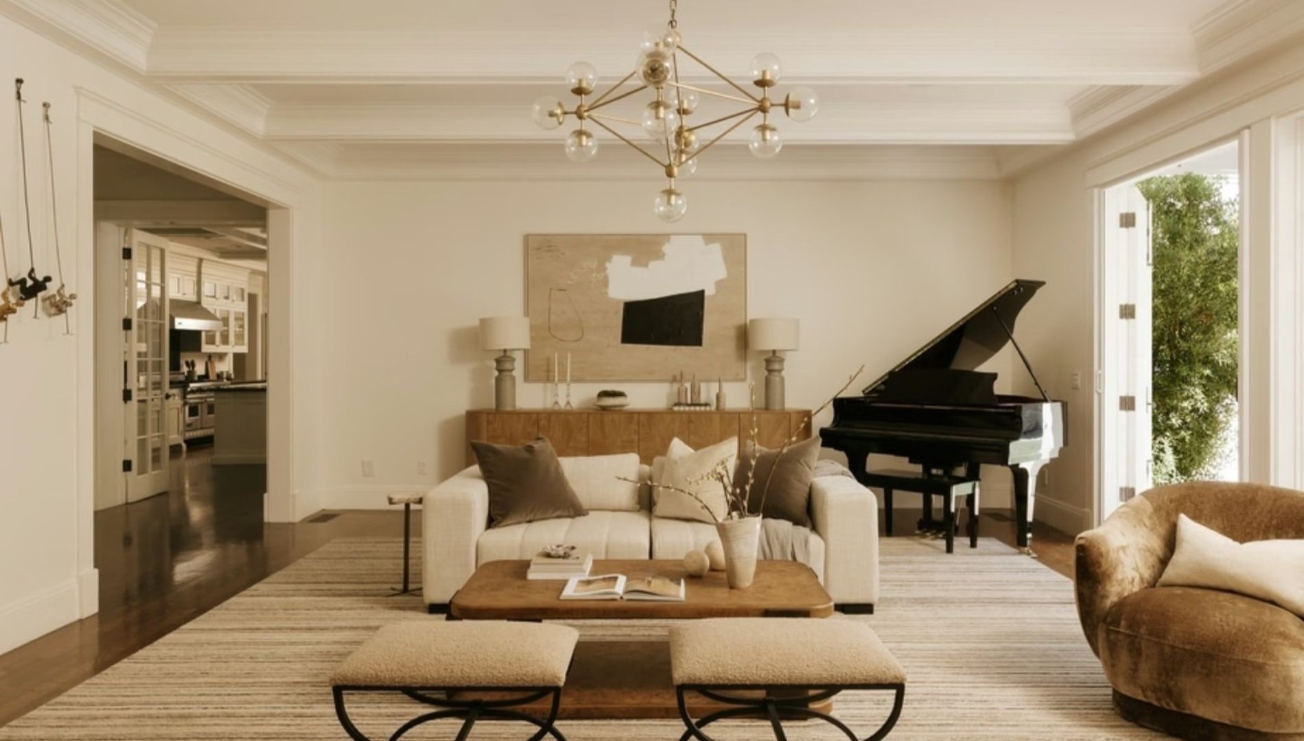 The reception room