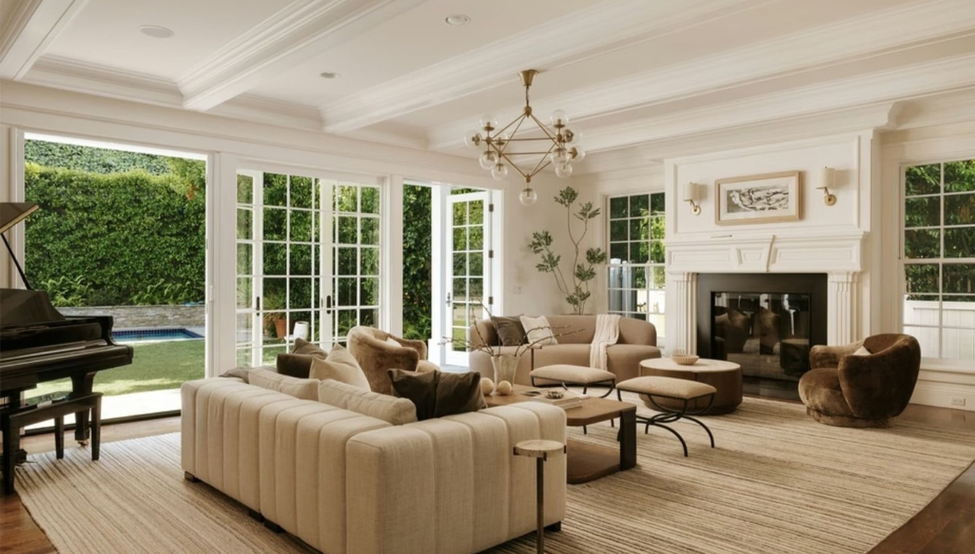The large living room