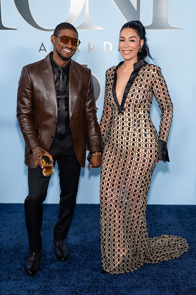 Usher and Jennifer Goicoechea
