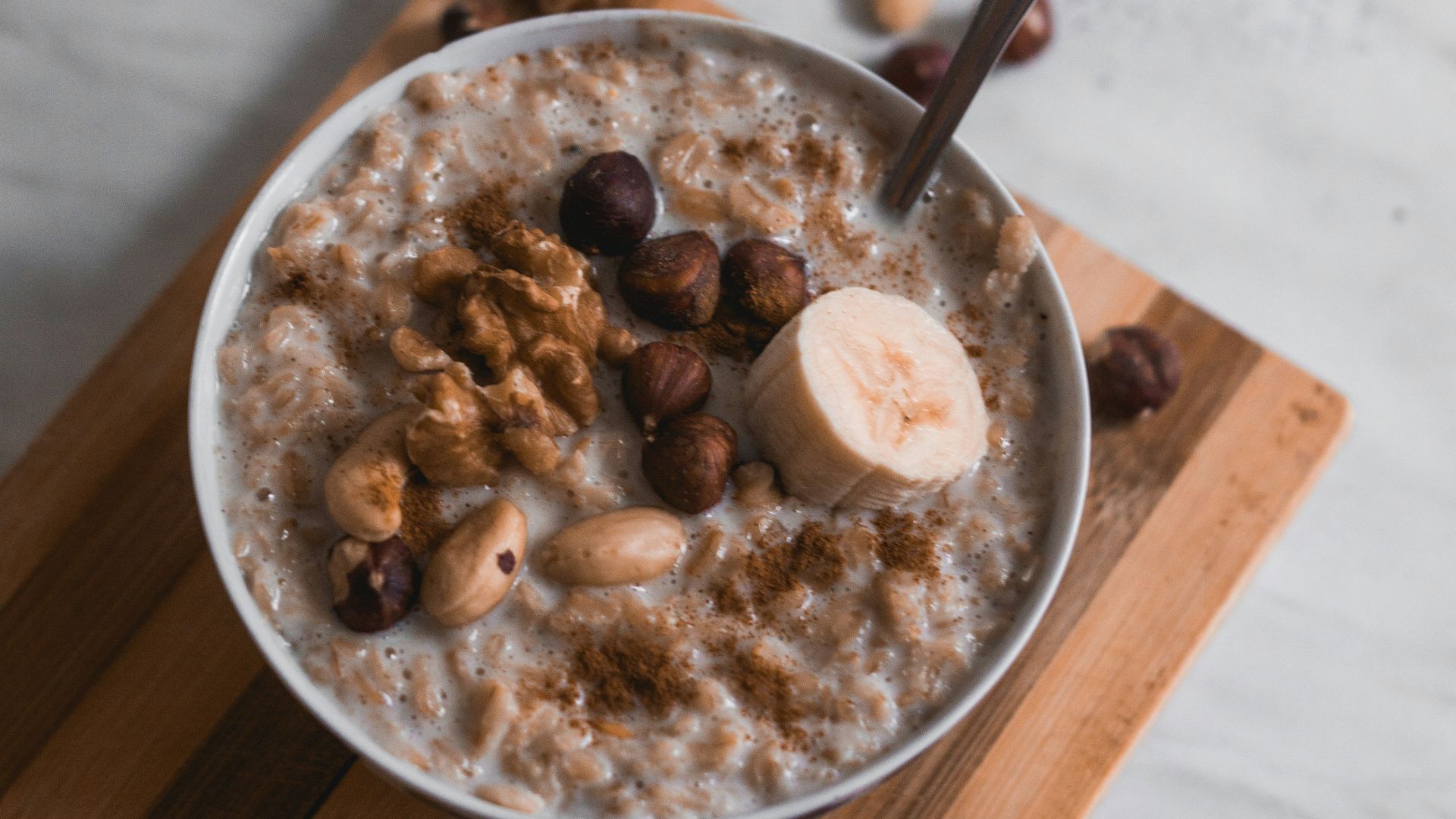 10. Flocons d'avoine avec des garnitures du garde-manger