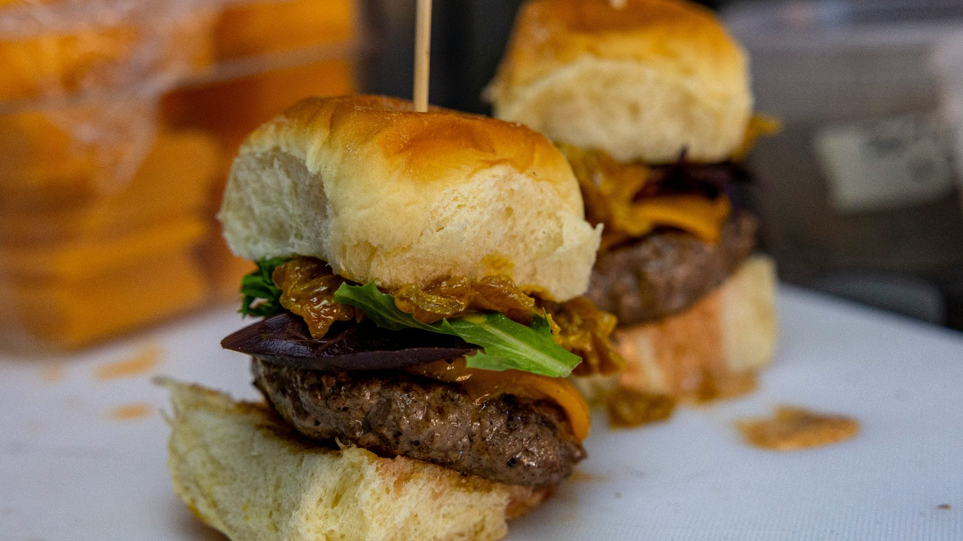 14. Mini-burgers au fromage