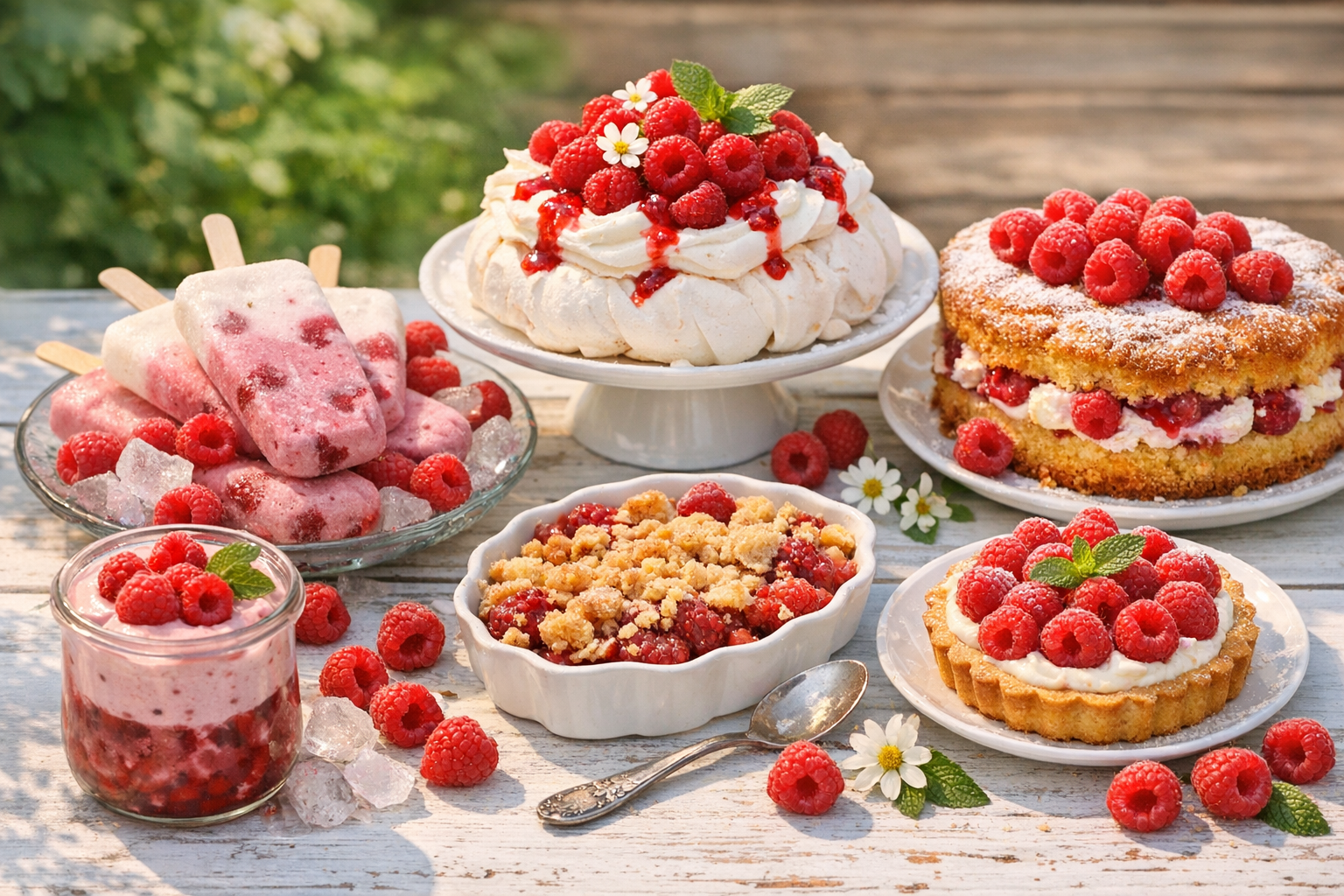 Délicieuses recettes avec des framboises pour un été gourmande