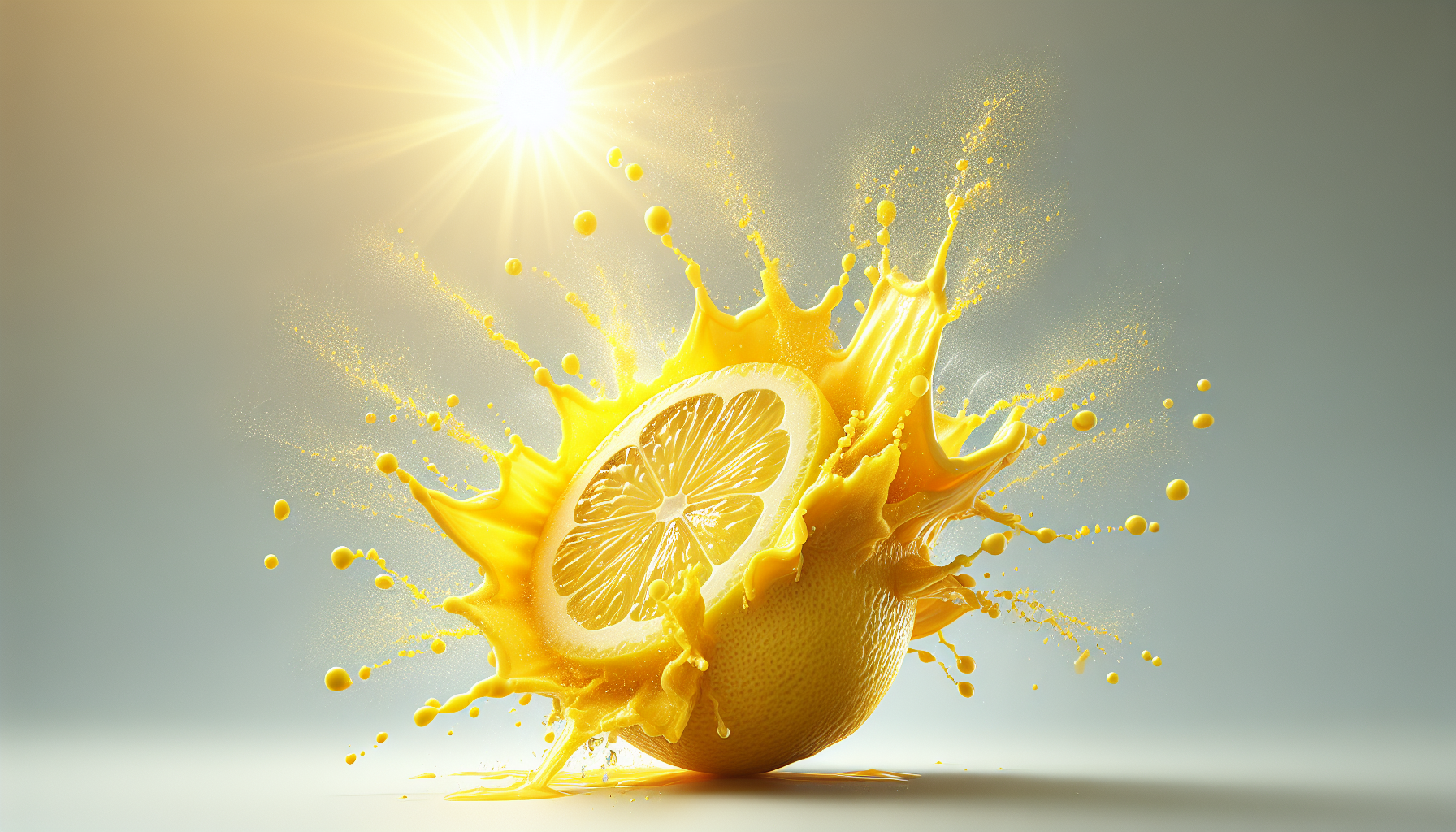 Explosion de citron rafraîchissante