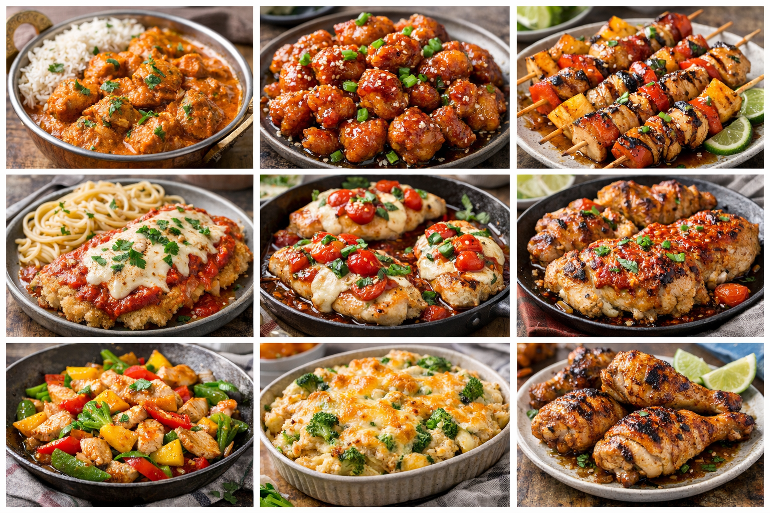 8 recettes irrésistibles au poulet à essayer