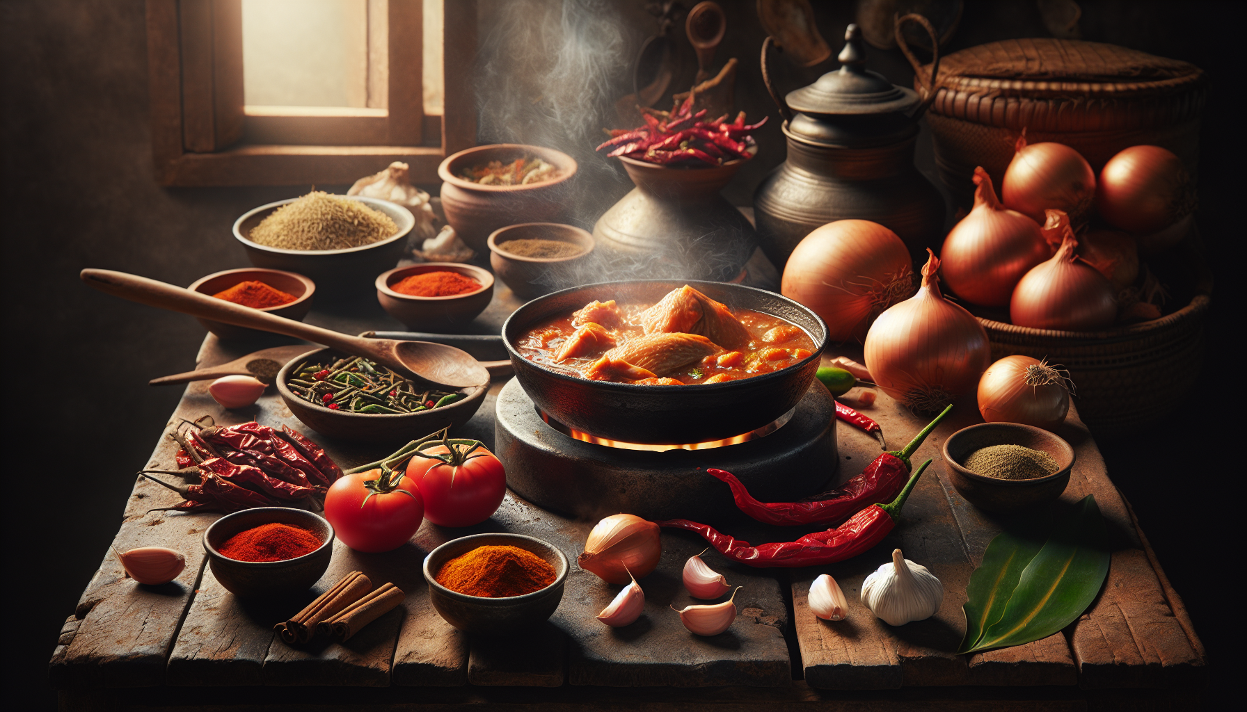 Poulet masala épicé